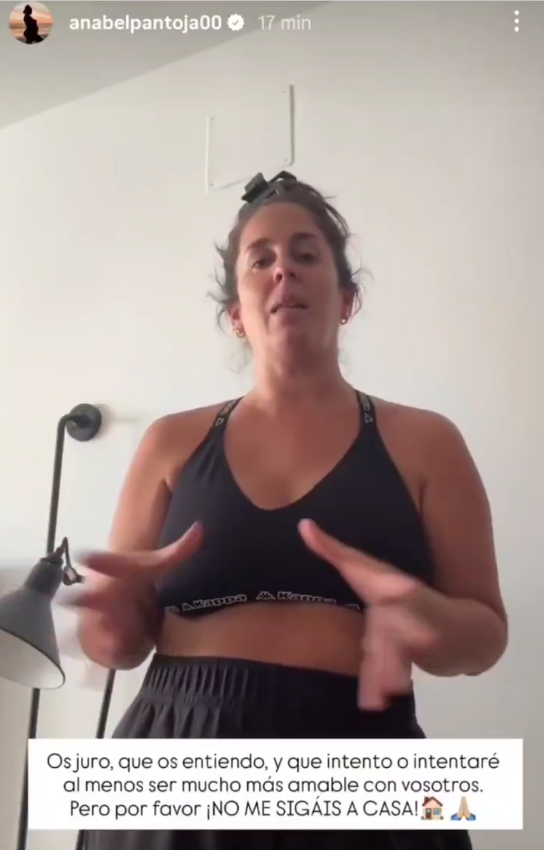 Anabel Pantoja, en su comunicado en redes sociales.