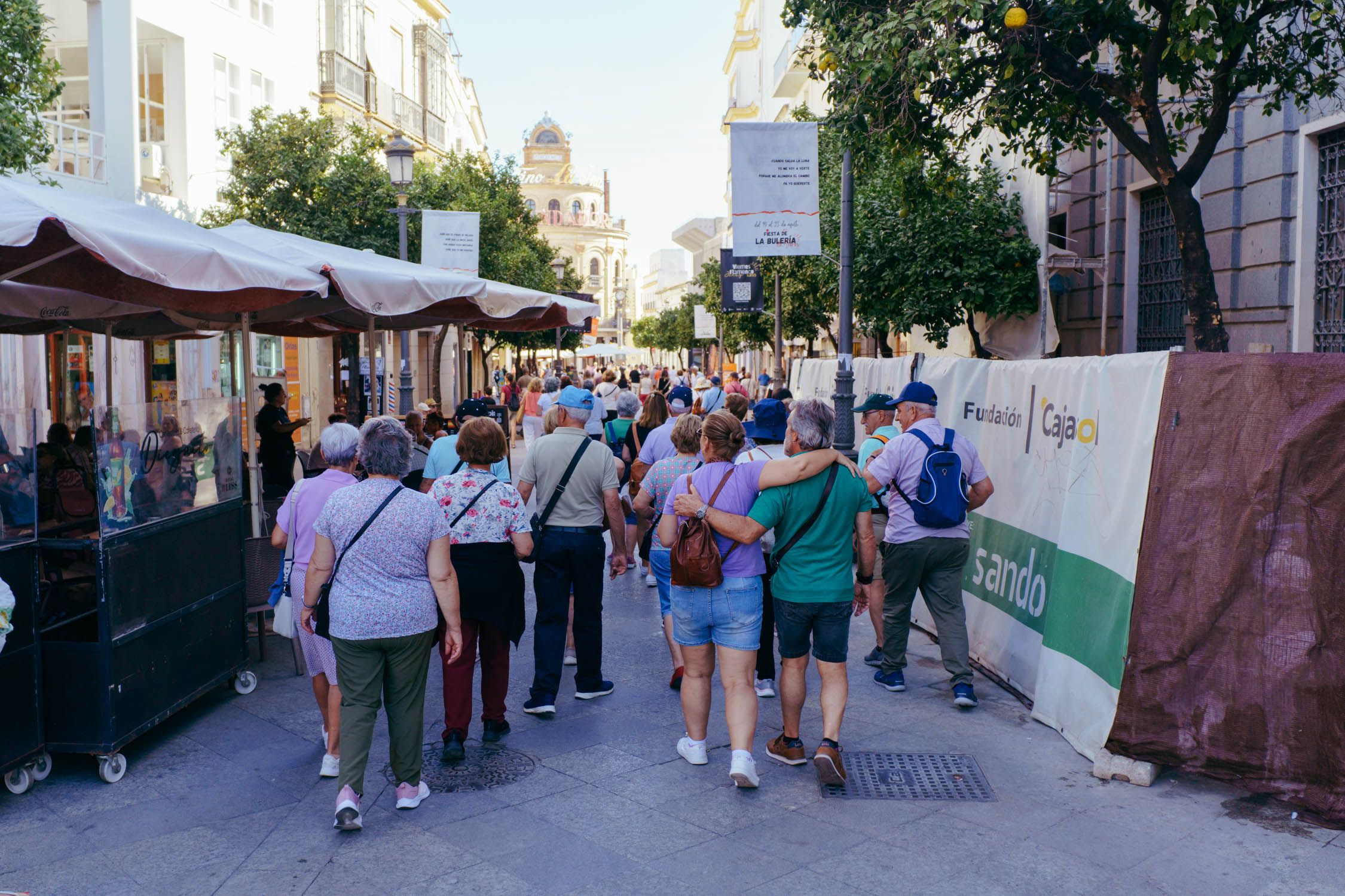 La calle Larga este mismo mes de septiembre.