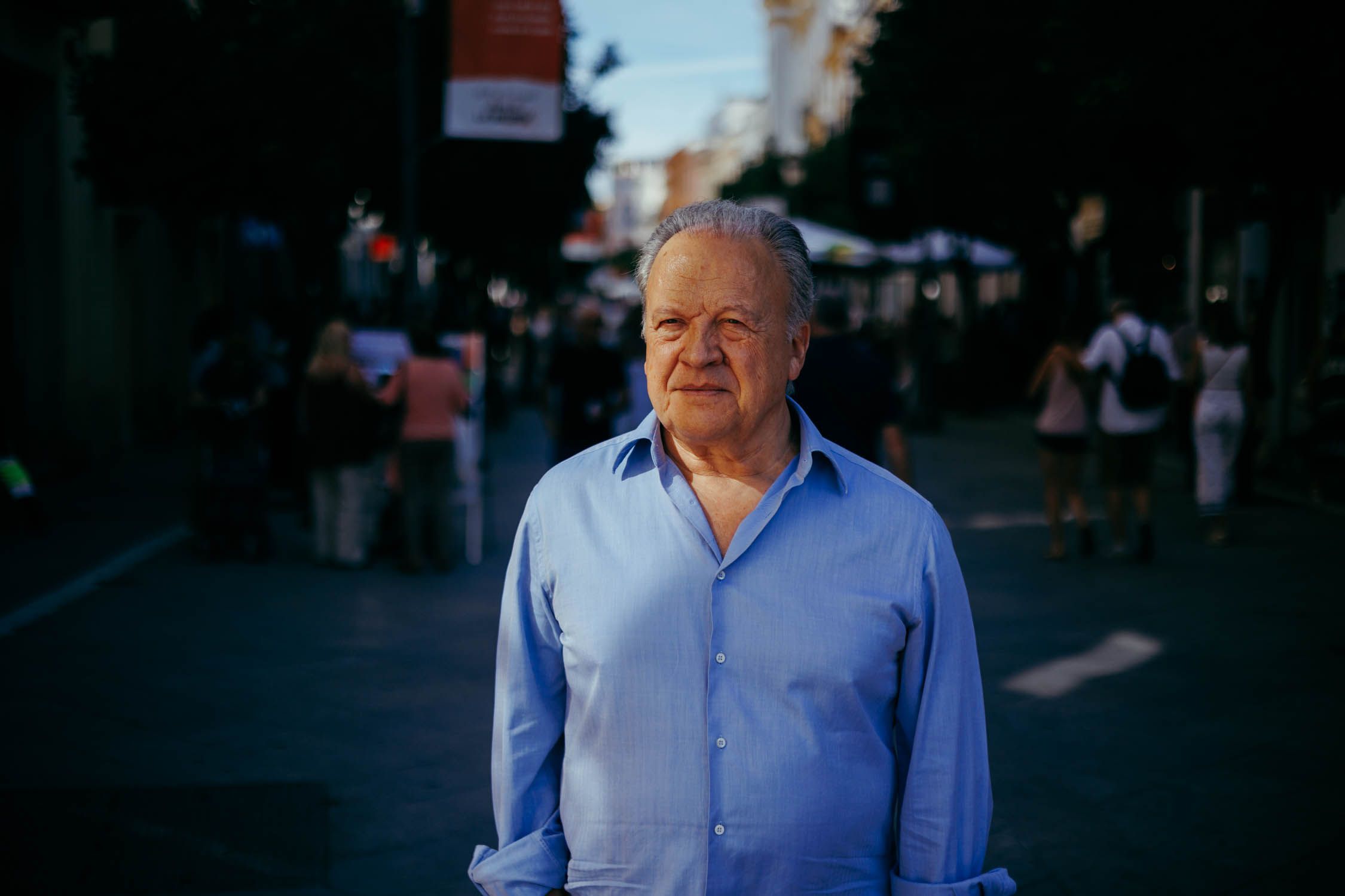 Pedro Pacheco, en una imagen reciente en la calle Larga.
