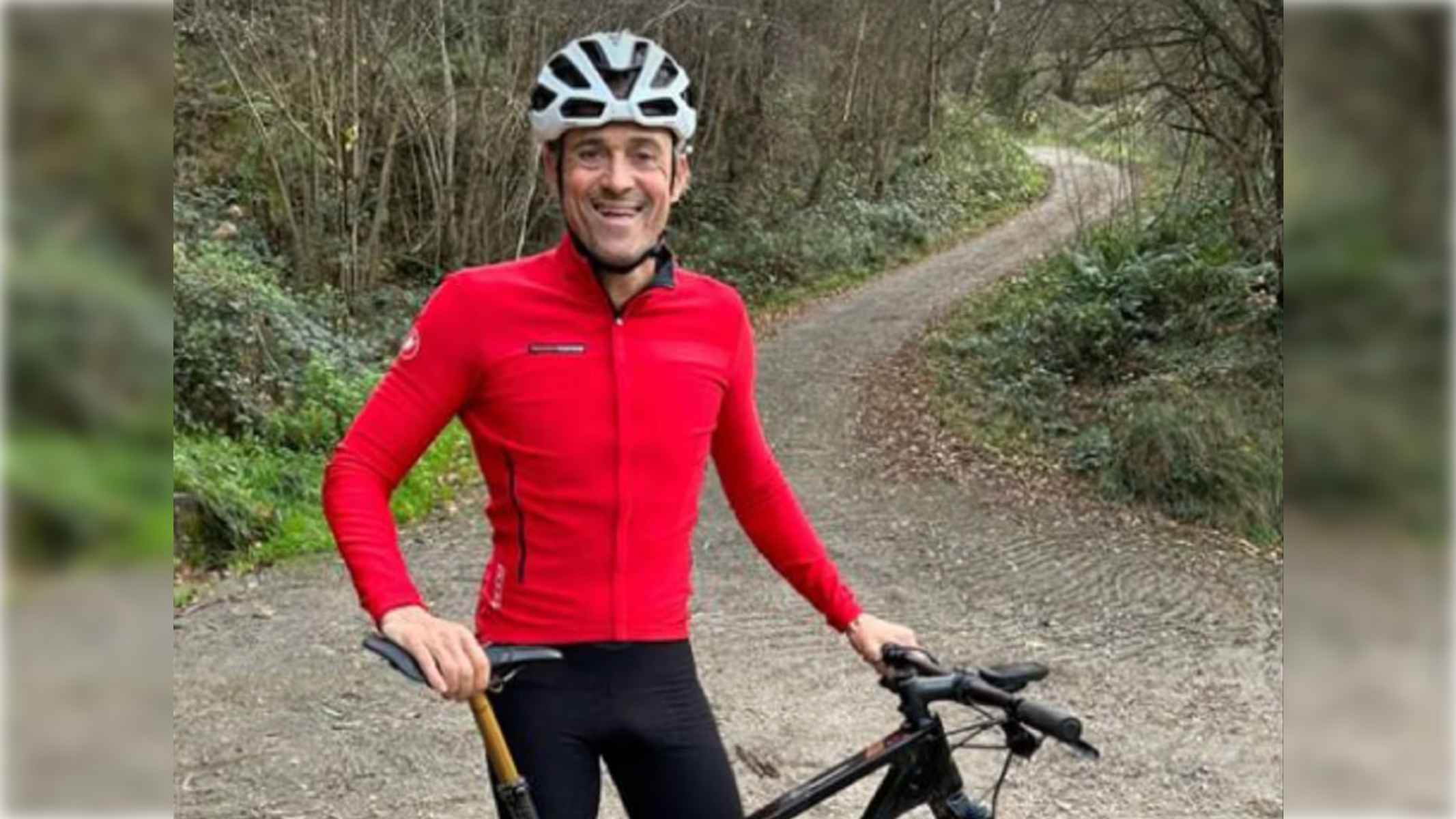 Luis Enrique ha sufrido una caída en bicicleta.