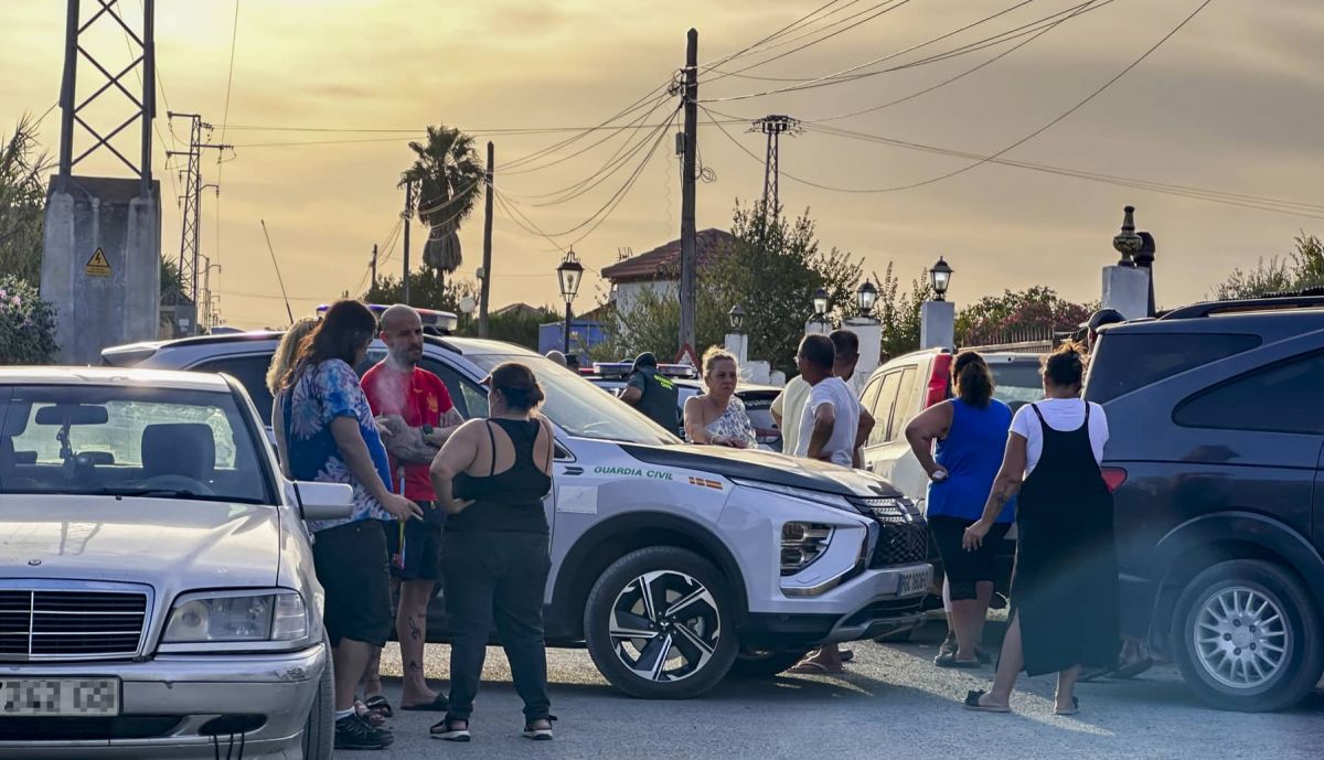 Las imágenes tras el tiroteo, con presencia de Guardia Civil.