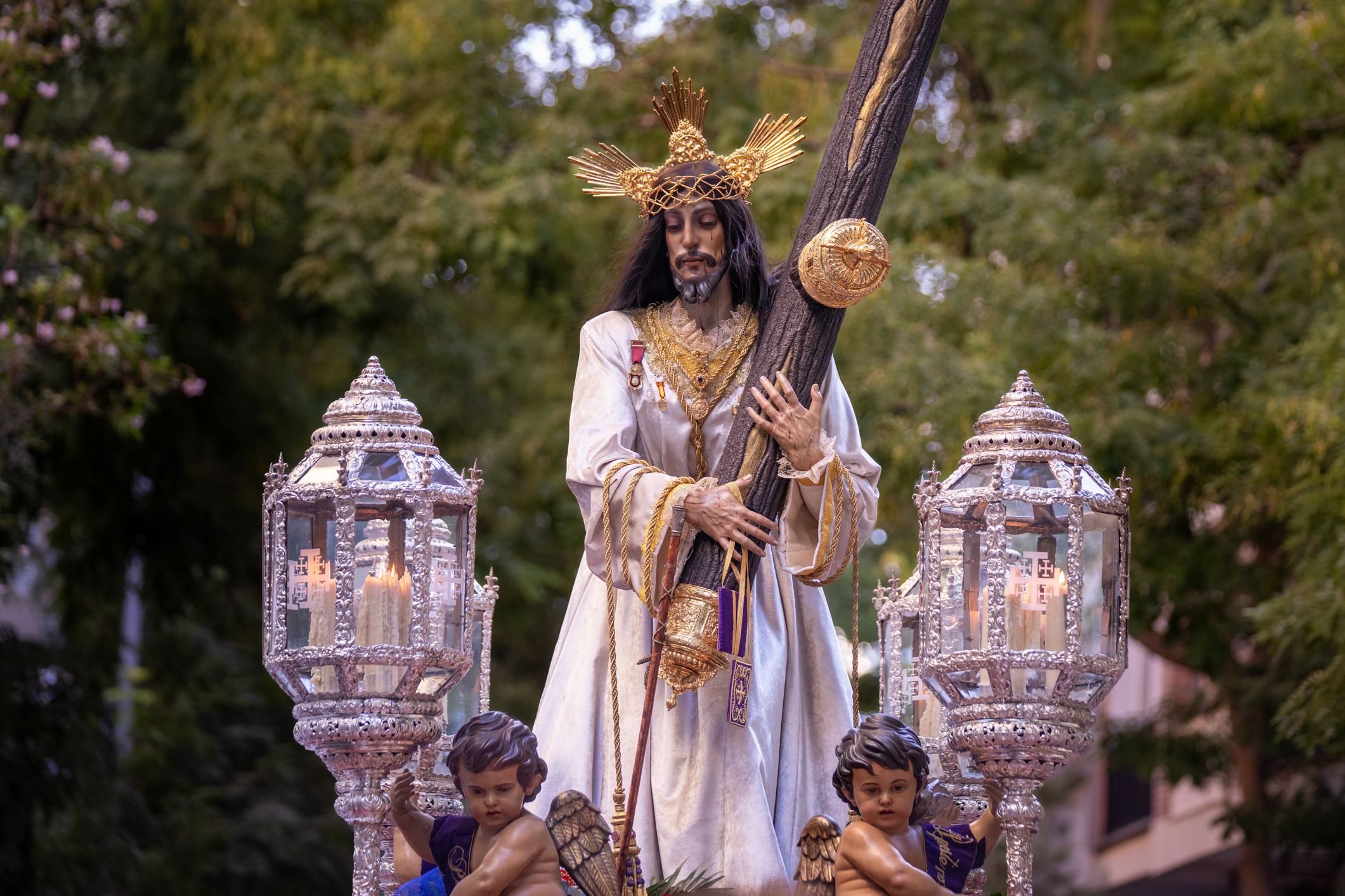 El Nazareno regresa a Santa María tras su peregrinación extramuros