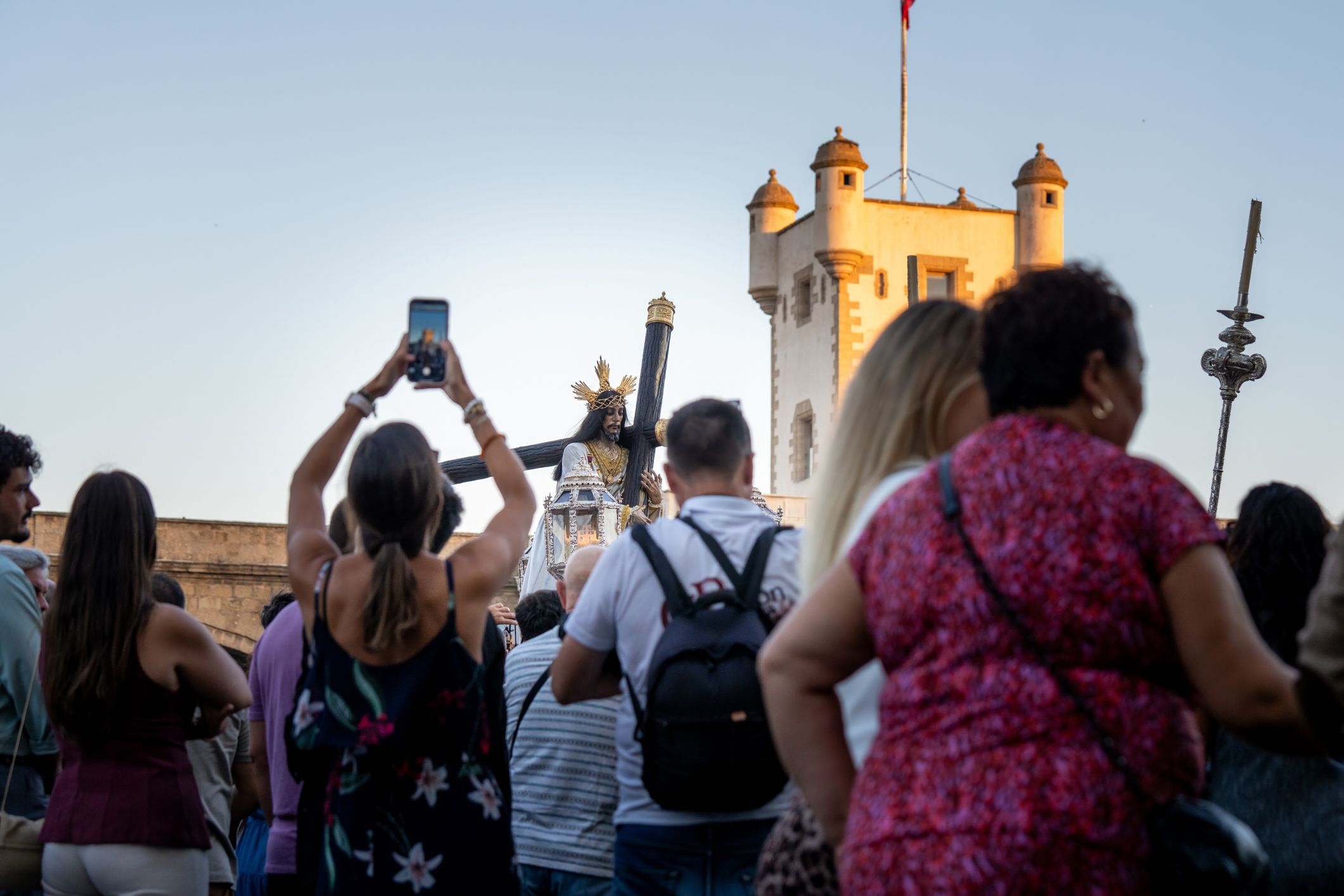 El Nazareno regresa a Santa María tras su peregrinación extramuros