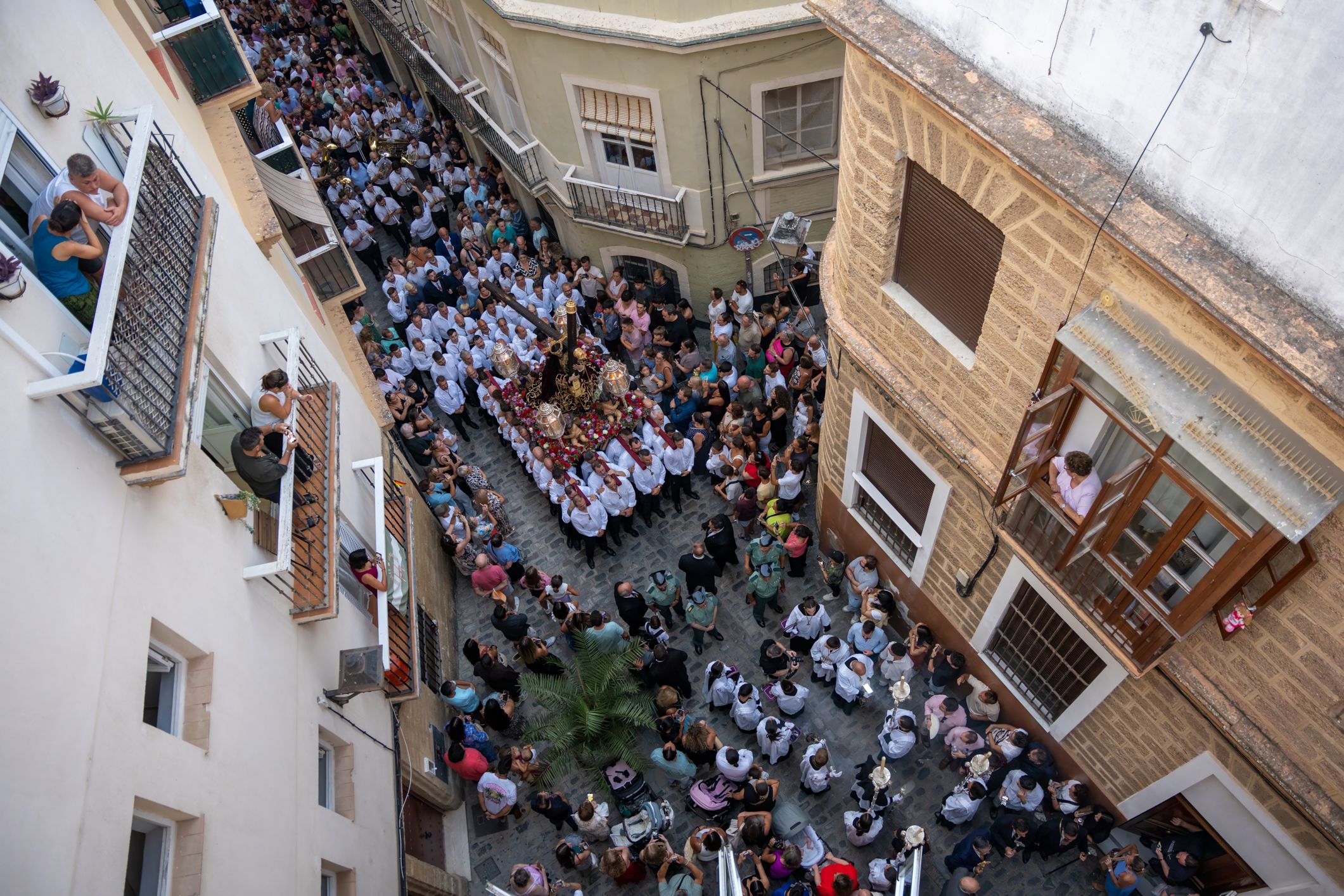 El Nazareno regresa a Santa María tras su peregrinación extramuros