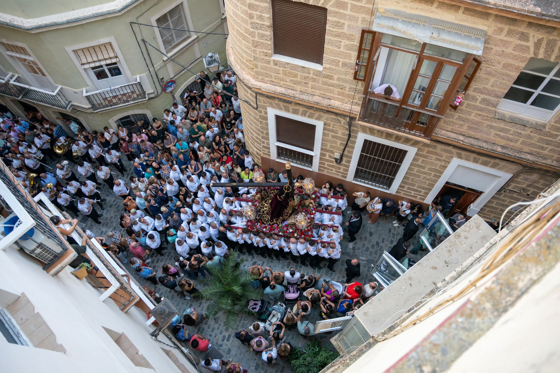 El Nazareno regresa a Santa María tras su peregrinación extramuros