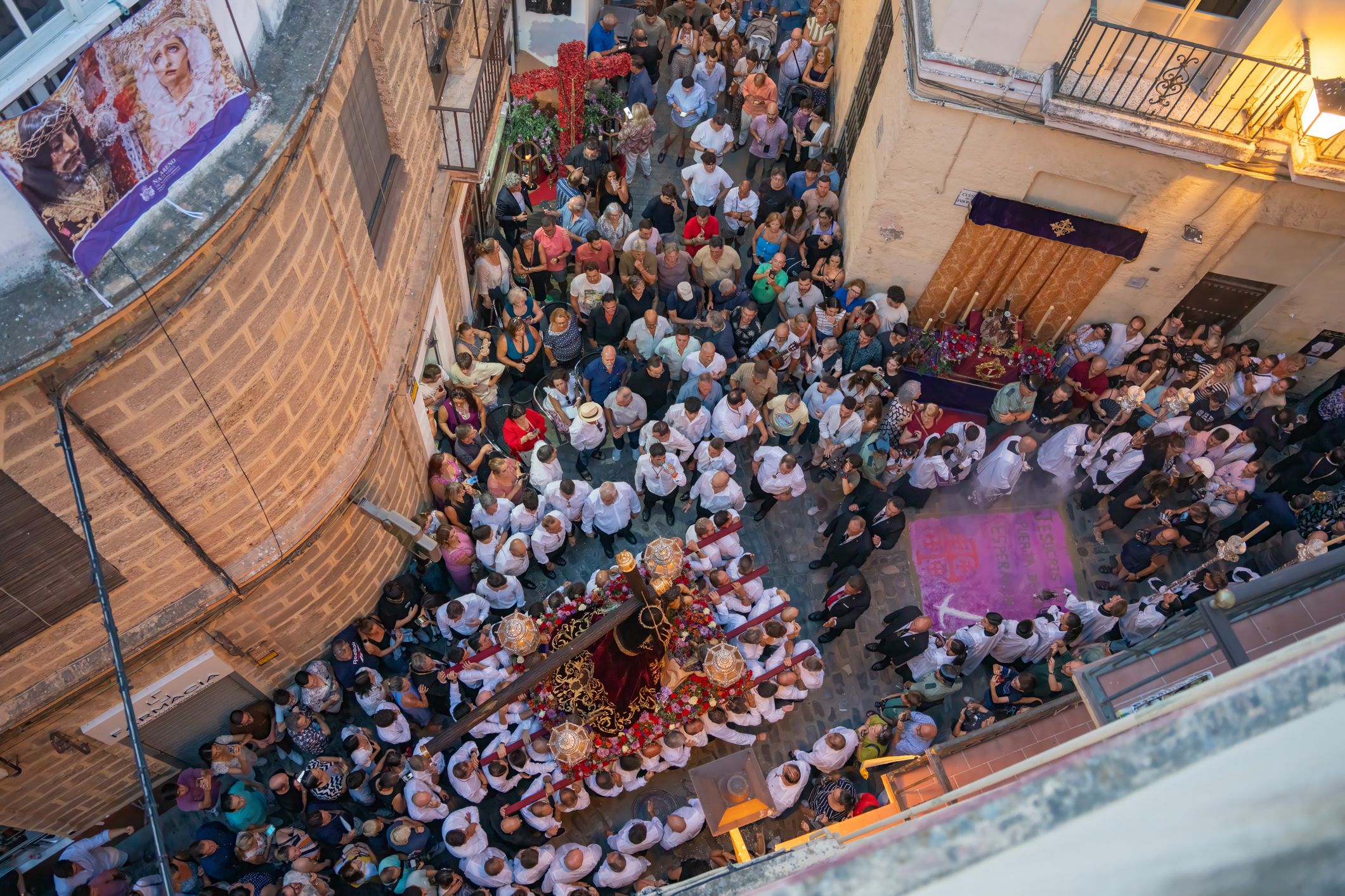 El Nazareno regresa a Santa María tras su peregrinación extramuros
