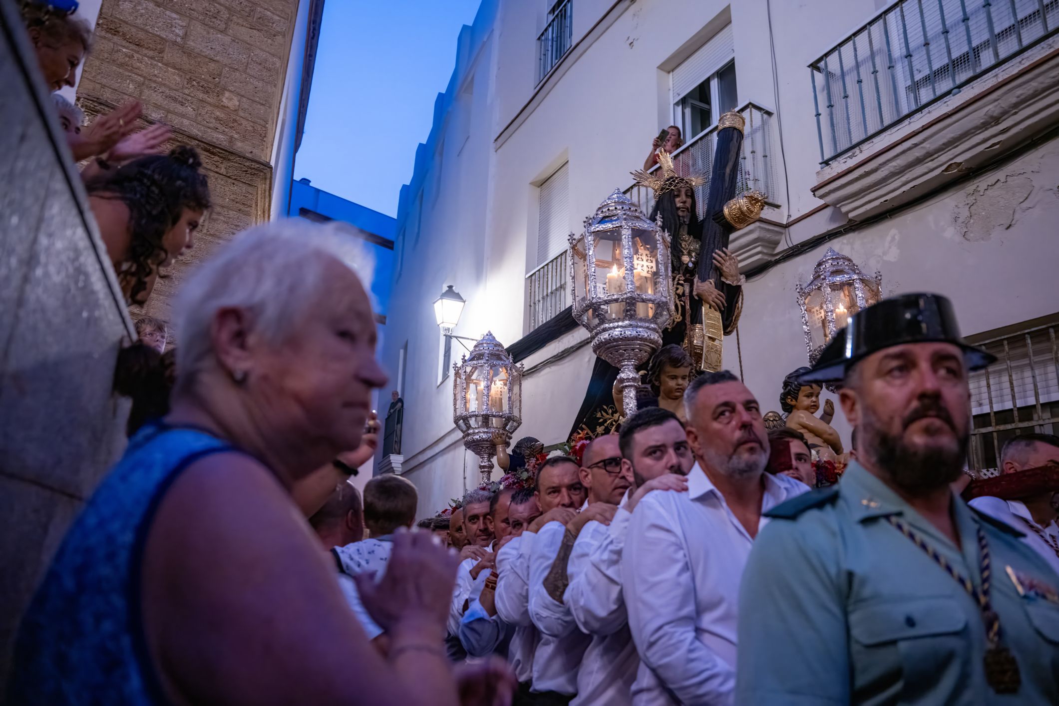 El Nazareno regresa a Santa María tras su peregrinación extramuros