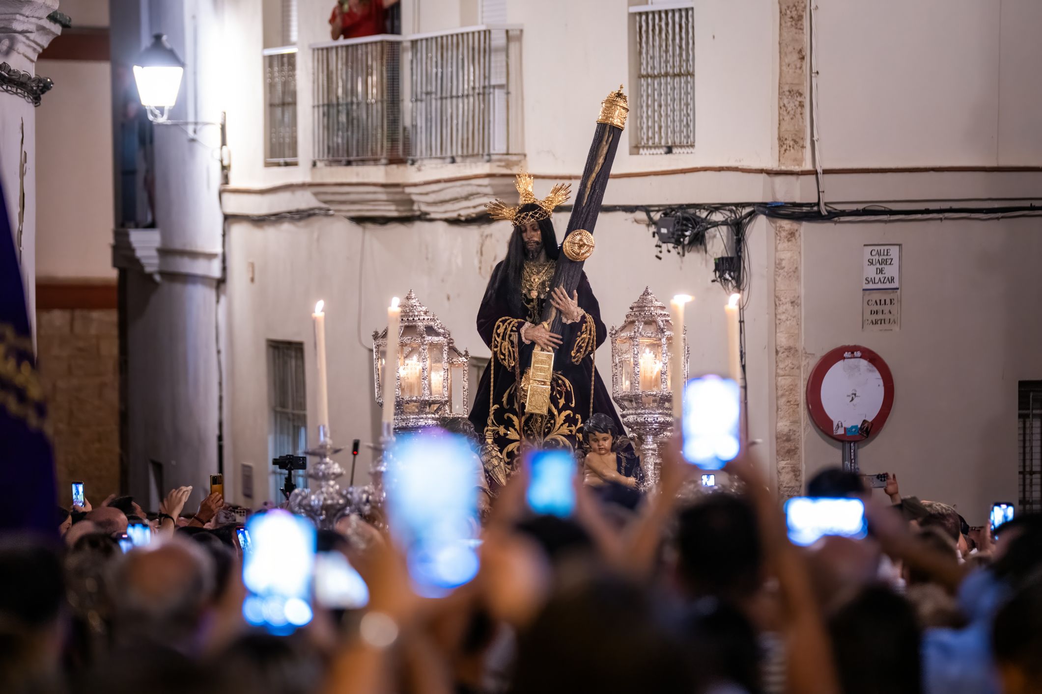 El Nazareno regresa a Santa María tras su peregrinación extramuros