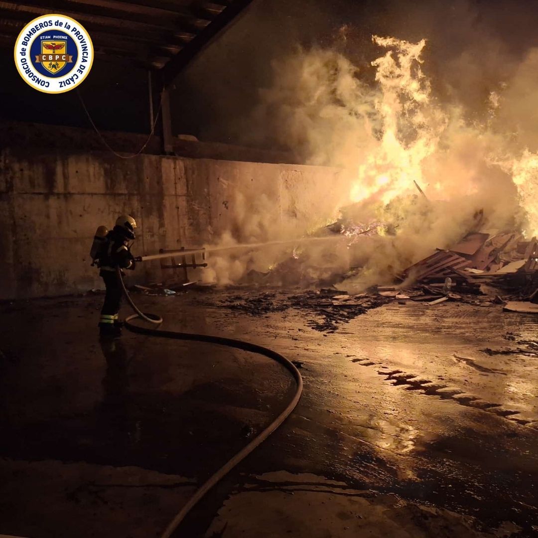 Un efectivo de bomberos.