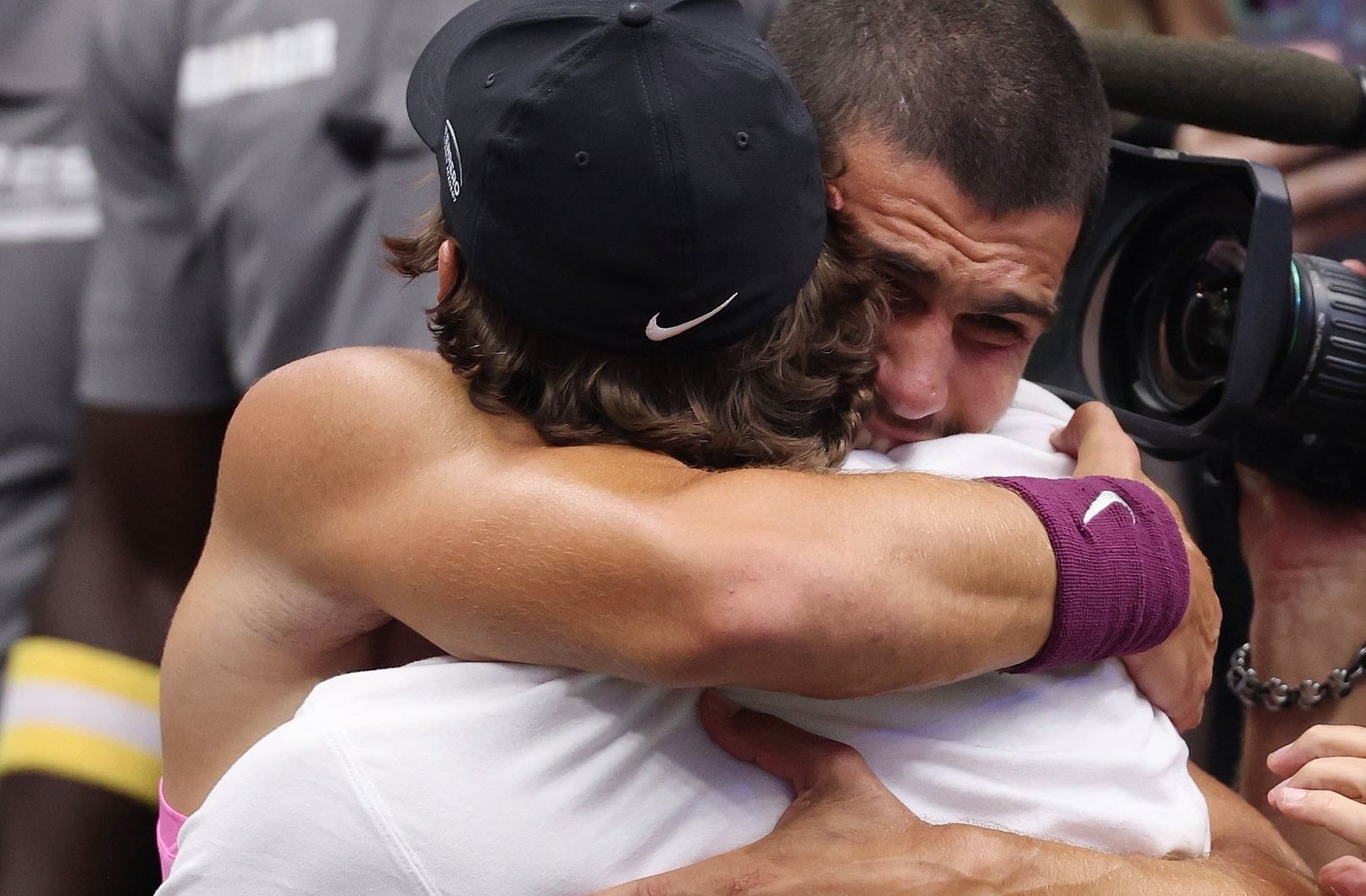 Carlos Alcaraz, tras ganar el US Open en Nueva York, este pasado domingo, en una imagen oficial publicada por la cuenta del torneo en la red social X.