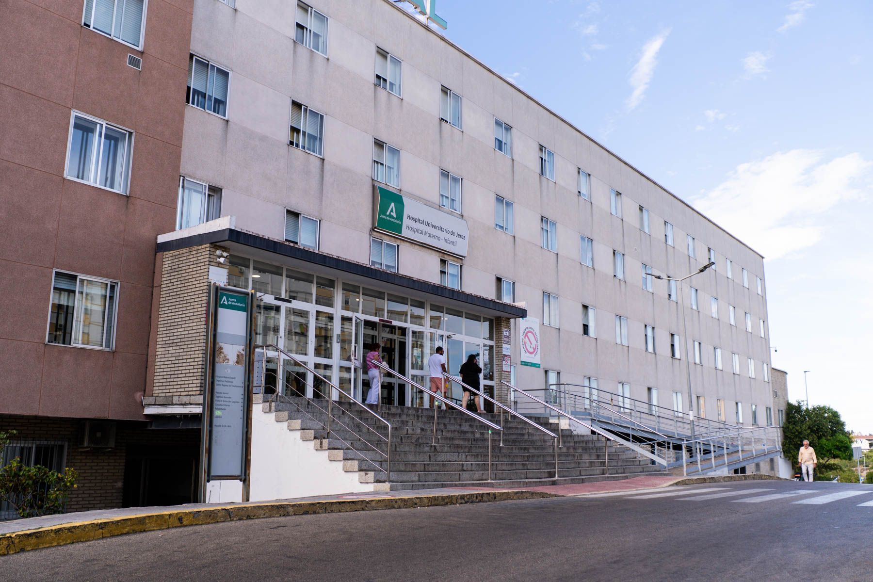 Una imagen del Hospital de Jerez. Una imagen del Hospital de Jerez.