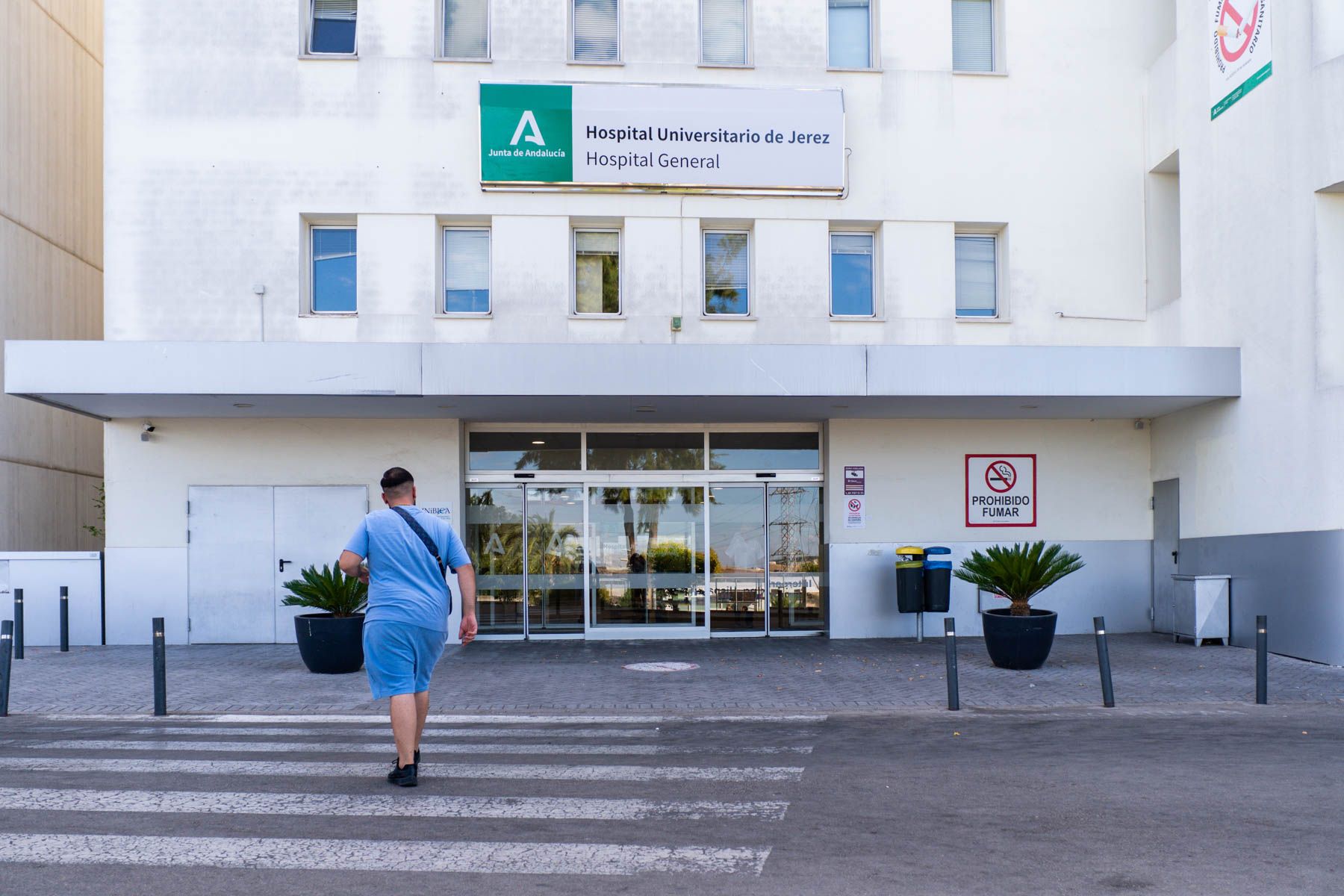 Una imagen reciente del Hospital de Jerez. Una imagen reciente del Hospital de Jerez.