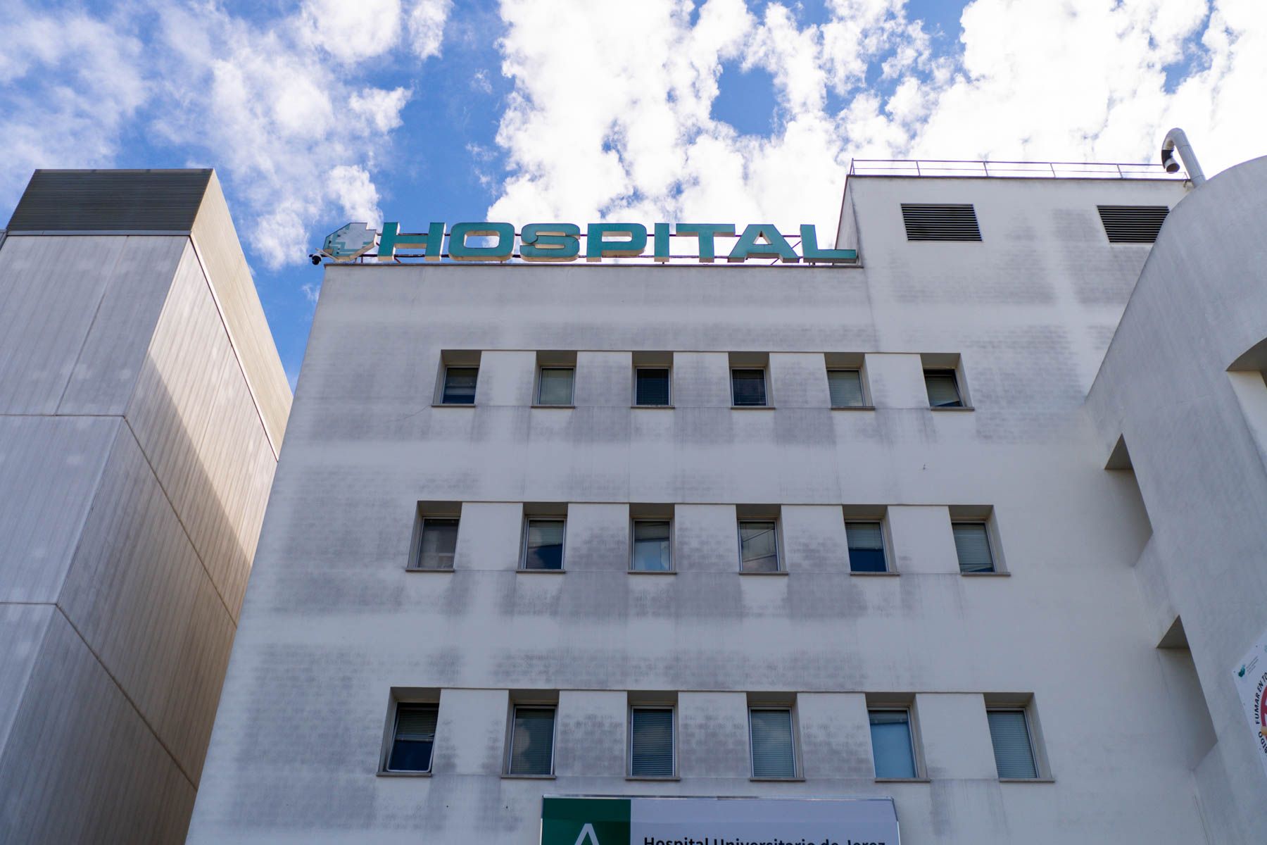 El Hospital de Jerez, en una imagen reciente. El Hospital de Jerez, en una imagen reciente.