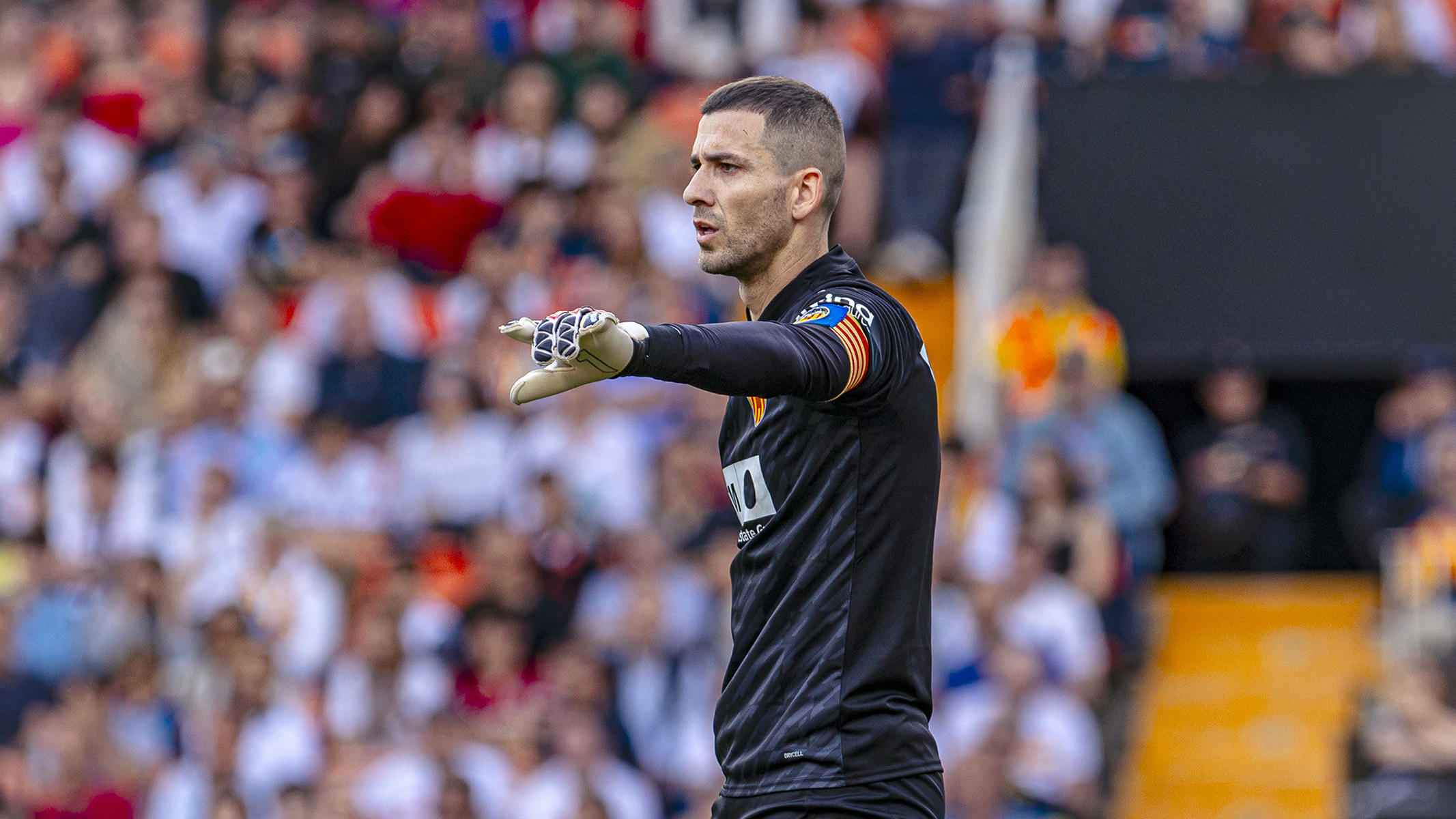 Jaume Domènech, durante su etapa en el Valencia.
