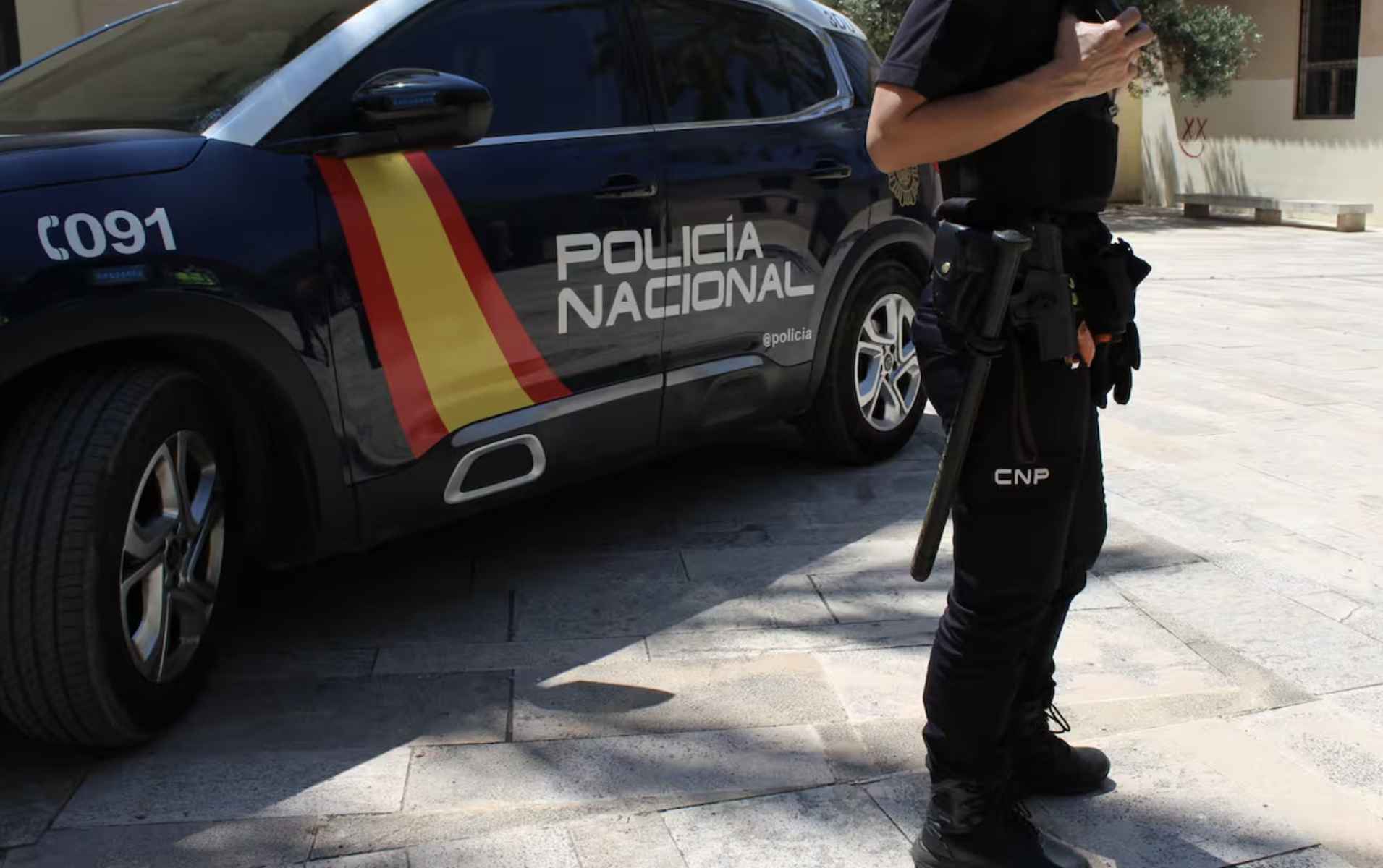 Imagen de archivo de una intervención de la Policía Nacional. Imagen de archivo de una intervención de la Policía Nacional.