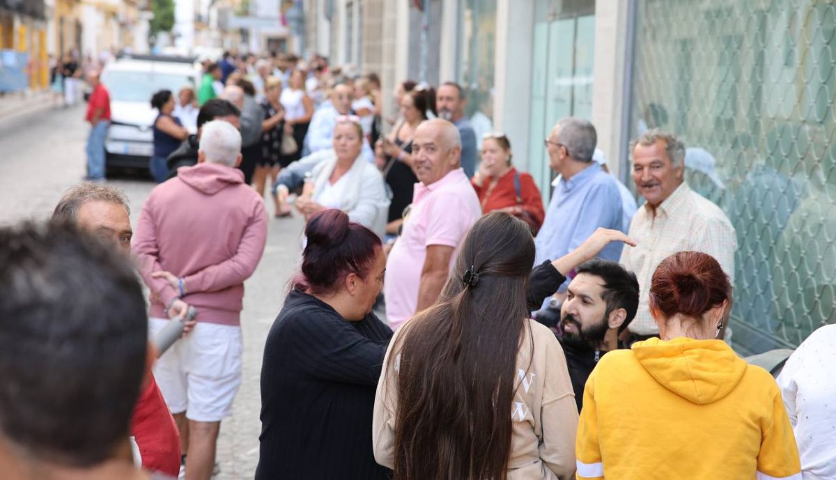 Una imagen de las colas en el Villamarta.