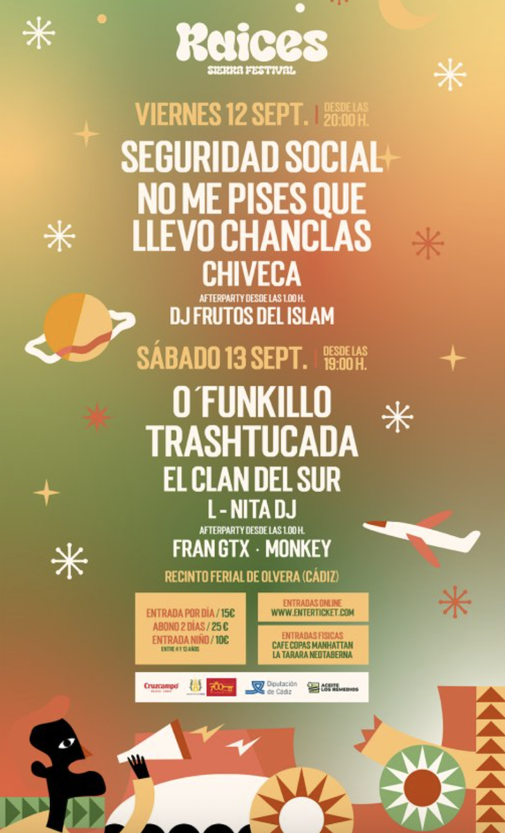 Cartel del Raíces Family Fest de Olvera.