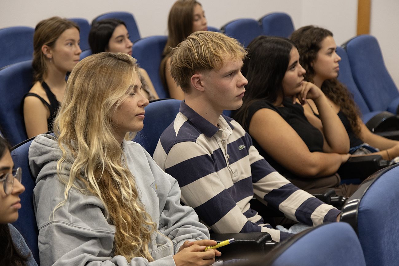 Algunos de los estudiantes que empiezan este grado en el Campus de Puerto Real