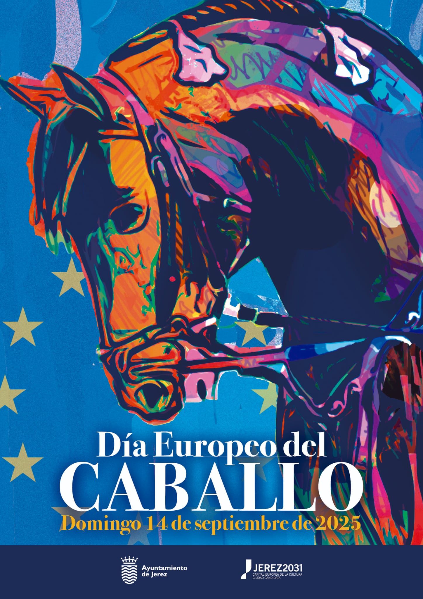 Cartel del Día Europeo del Caballo 2025.