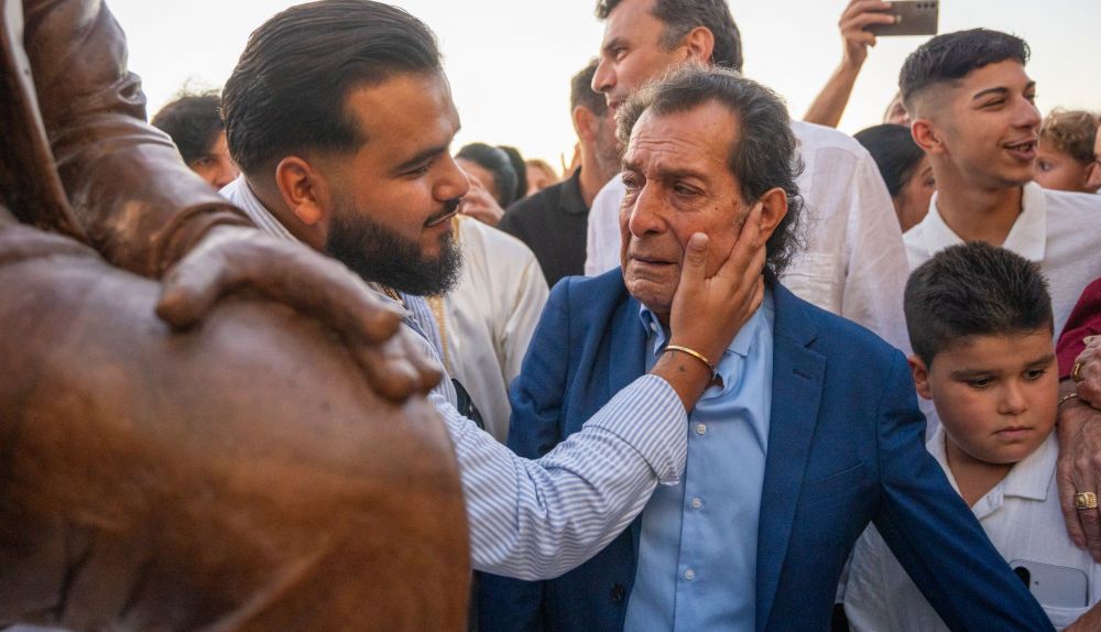 Un momento emocionado.