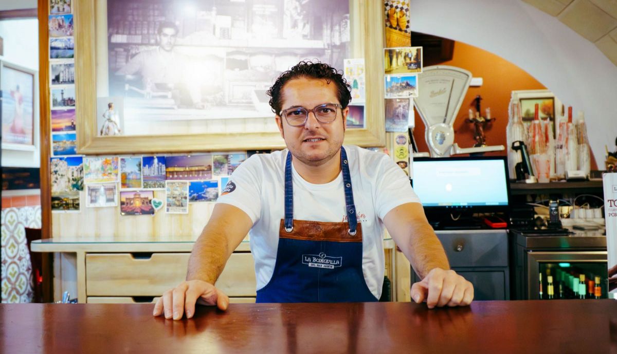 Borja Fernández, hostelero de La Bodeguilla del Bar Jamón.