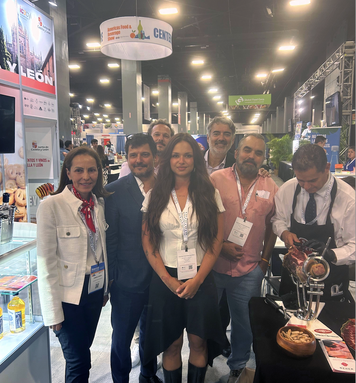 Participantes andaluces en la feria de Miami. 