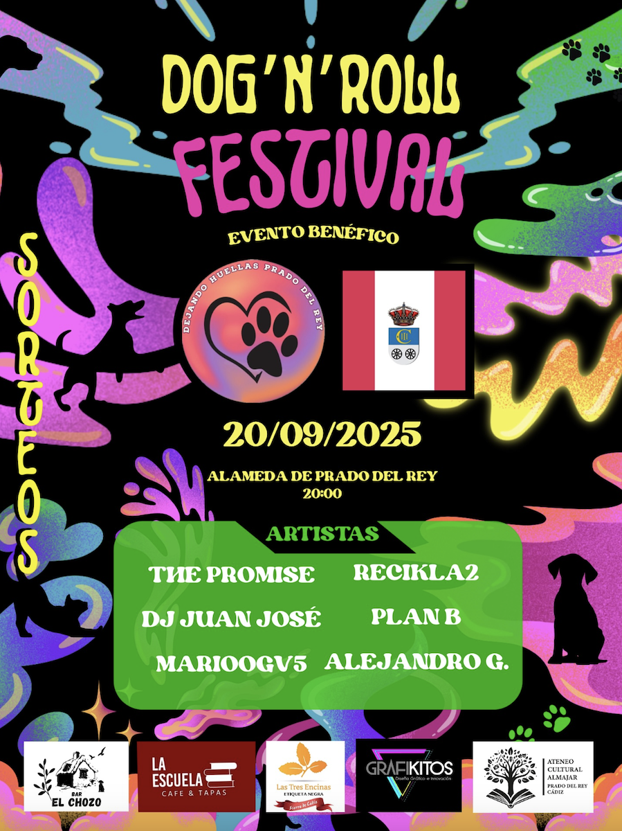 Cartel del festival benéfico de Prado del Rey.