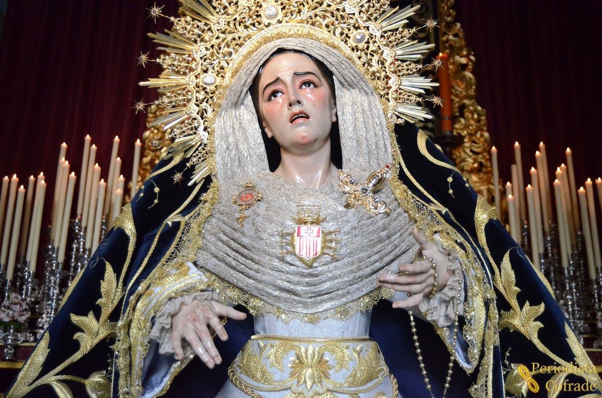 Representación en imaginería de Nuestra Señora de los Dolores. Representación en imaginería de Nuestra Señora de los Dolores.