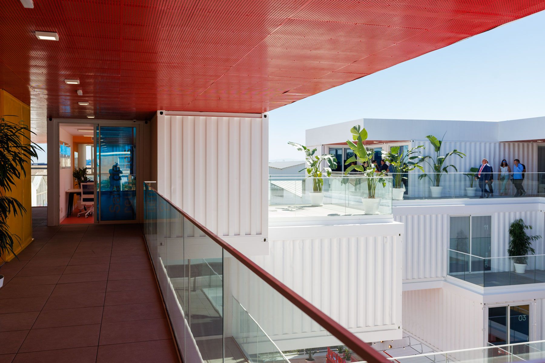 Vista desde la última planta de Incubazul.