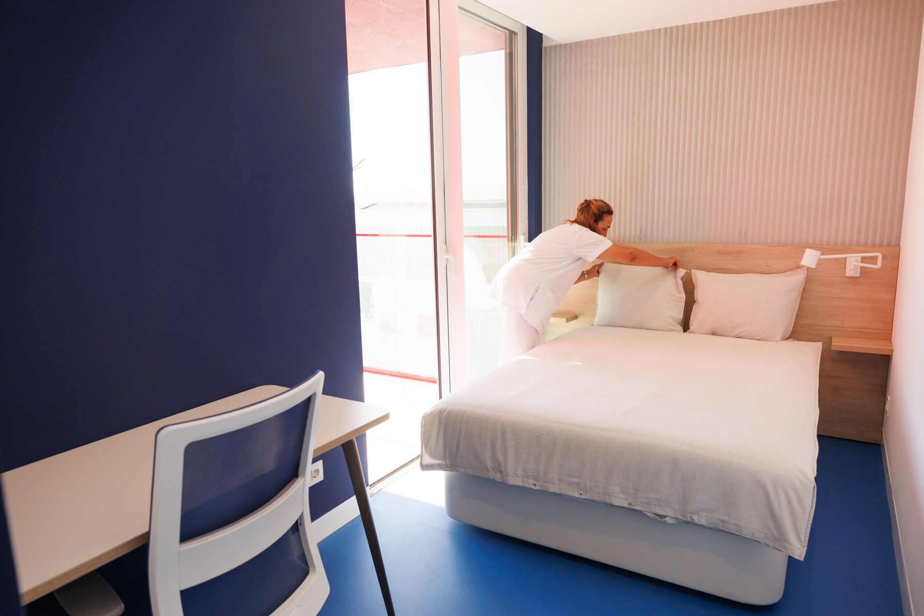 Uno de los espacios habitacionales de Incubazul.