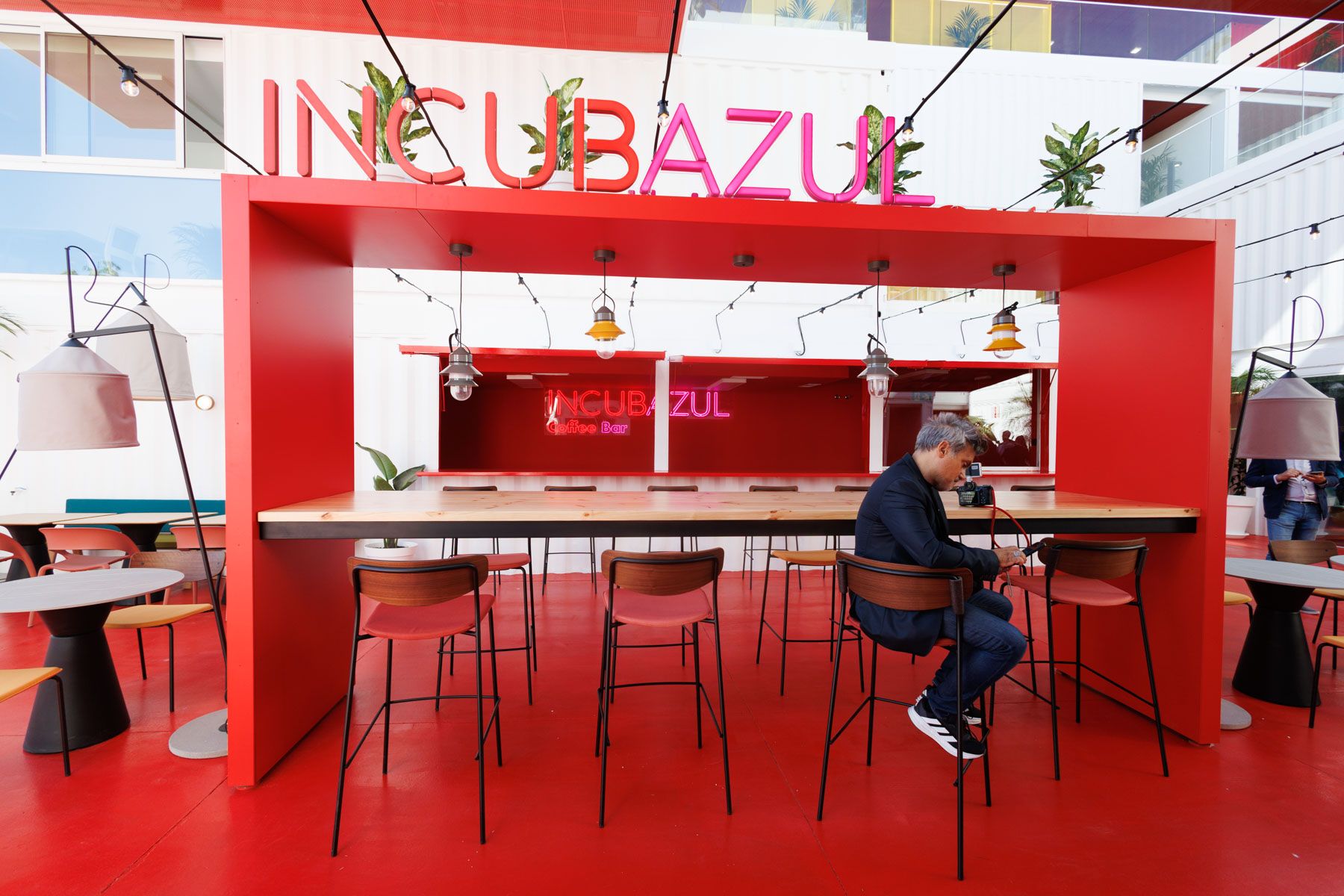 El espacio de restauración de la incubadora.