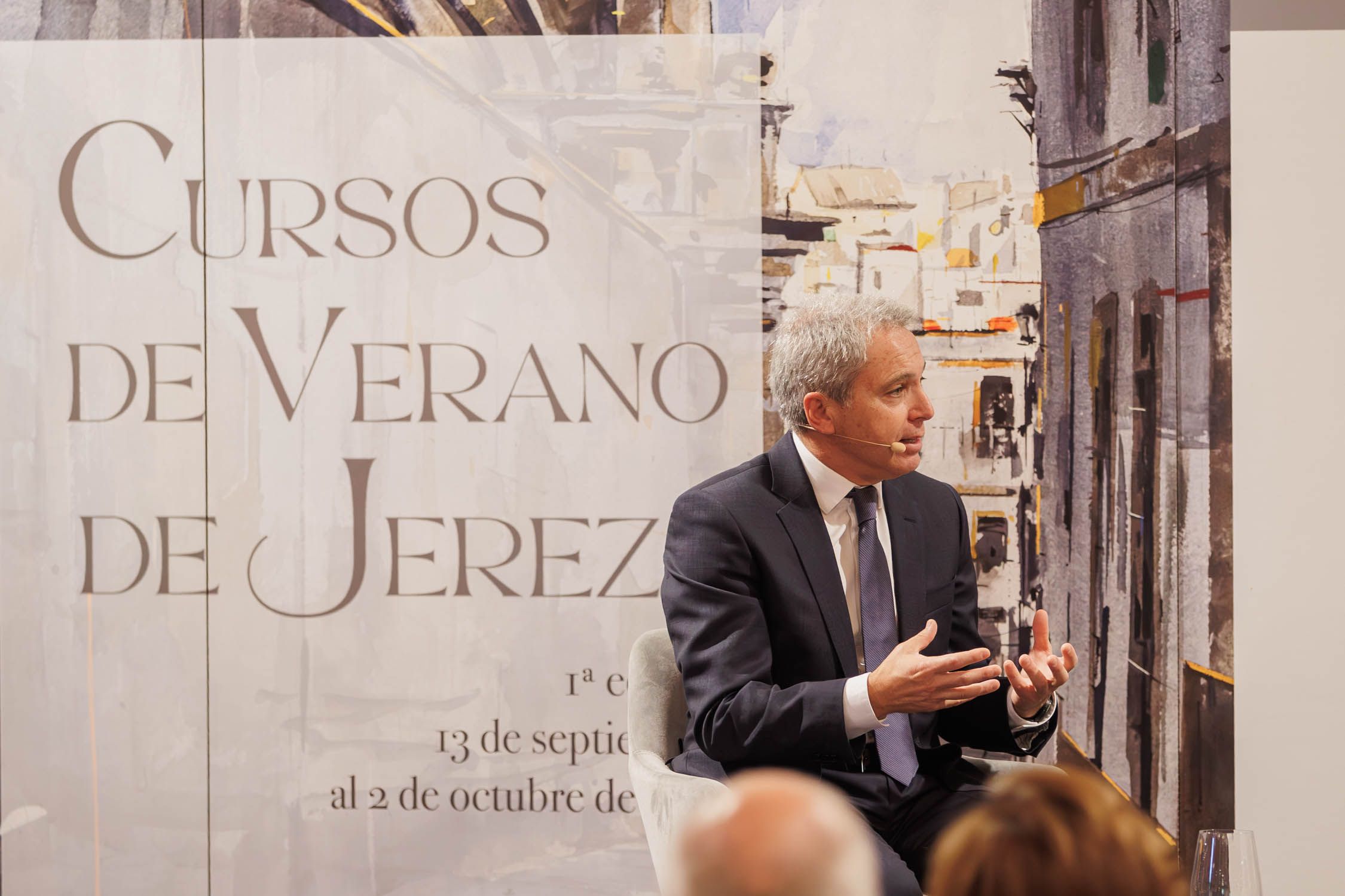 Vicente Vallés en su visita a Jerez. Vicente Vallés en su visita a Jerez.