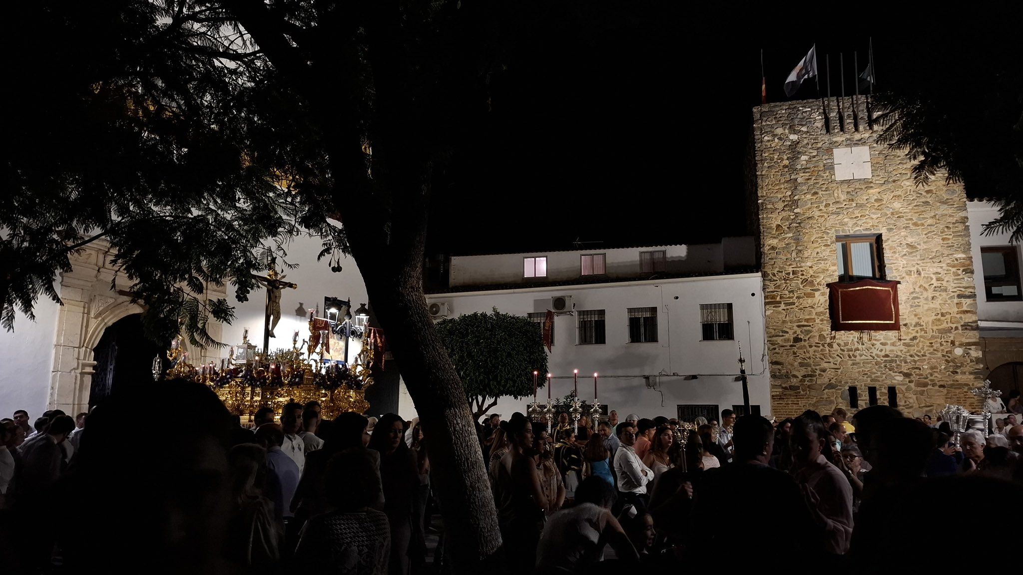 Imagen de la procesión compartida por El Llamador.