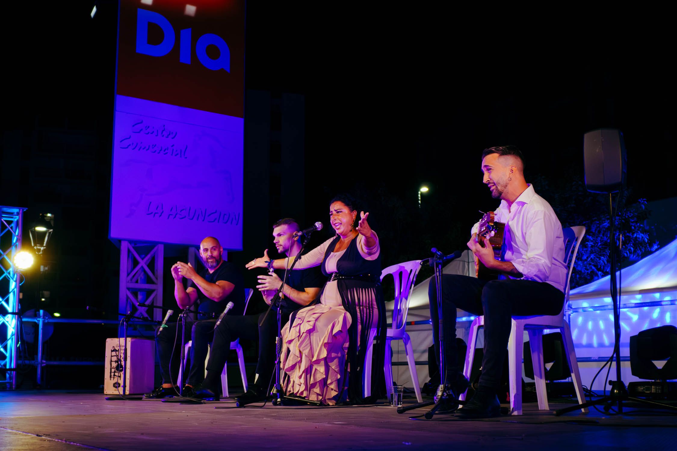 Eva del Cristo, en la Verbena Flamenca de la Asunción.