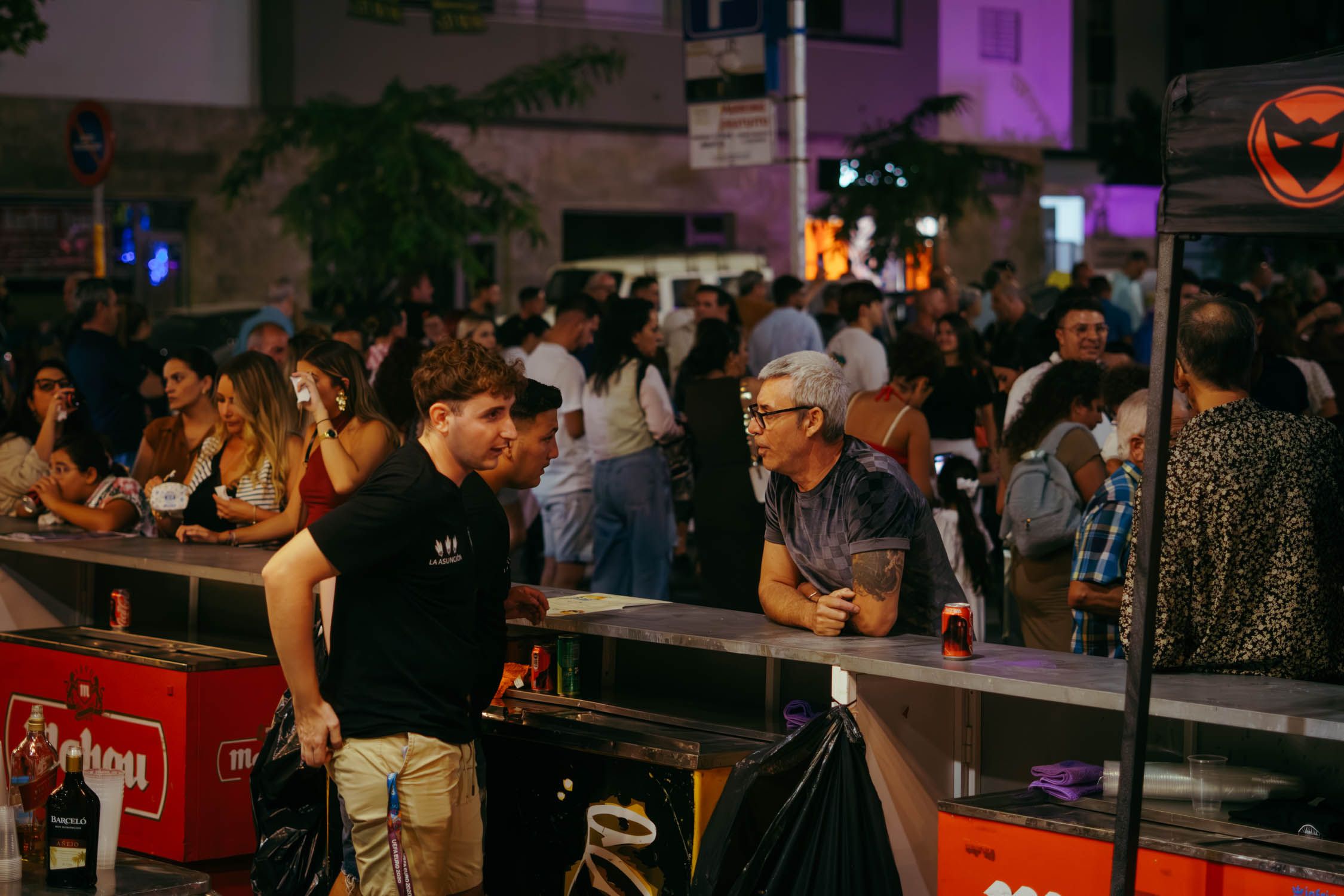 Ambiente de la Verbena Flamenca de la Asunción.