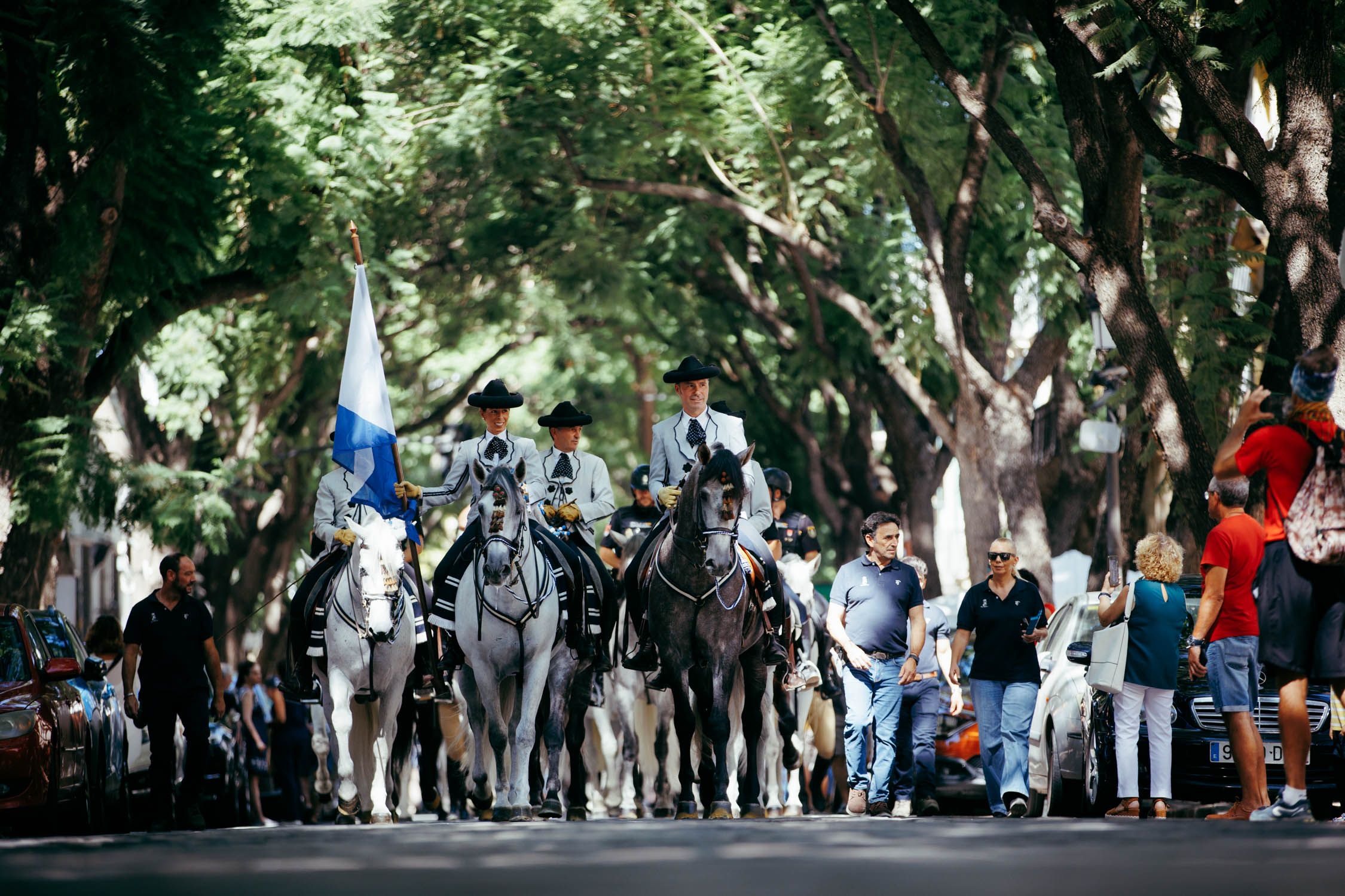 La Parada Hípica por el Día del Caballo.