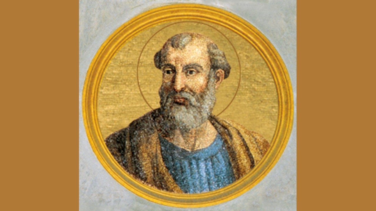 Representación de san Cornelio, Papa. Representación de san Cornelio, Papa.