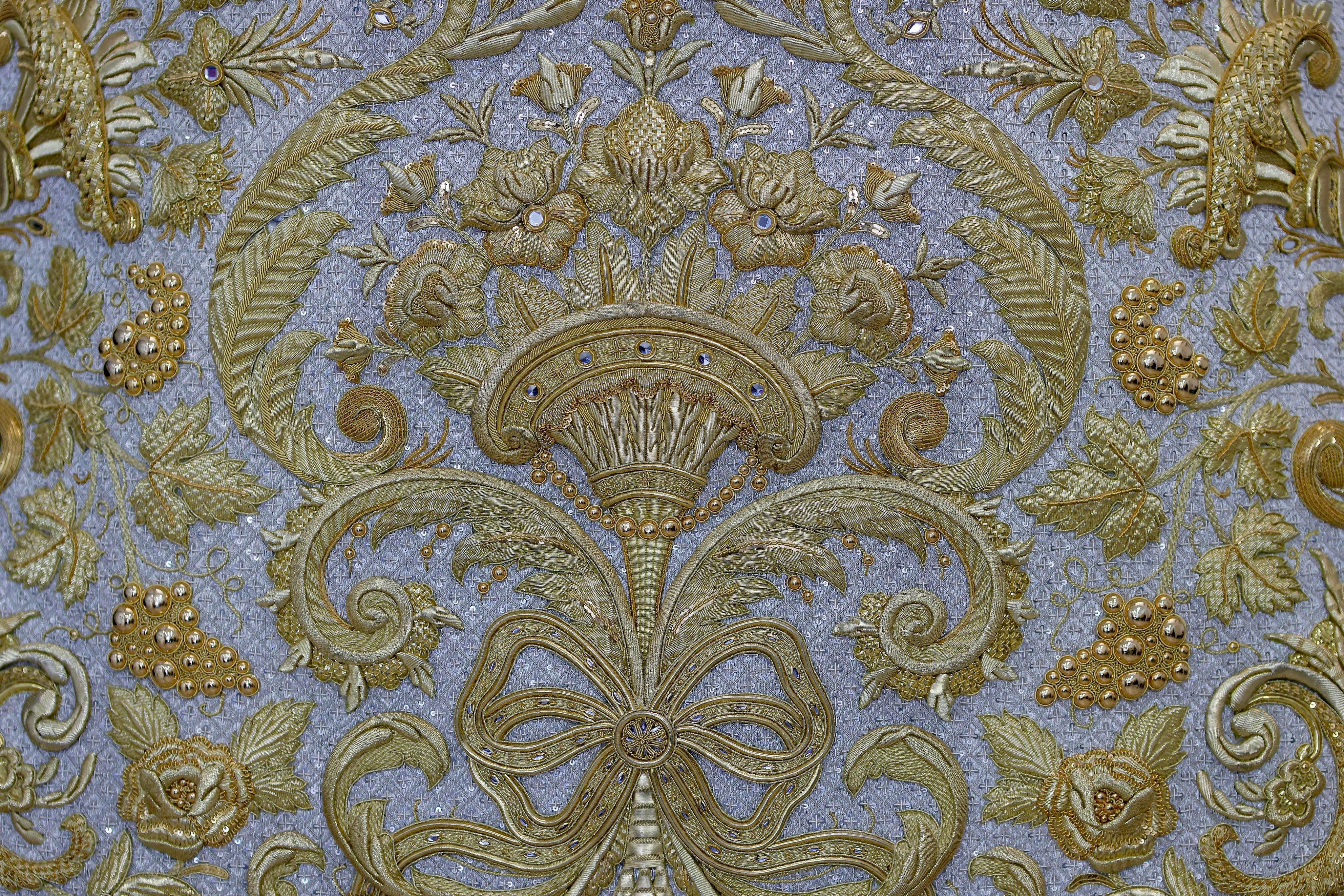 Detalle de la nueva saya.