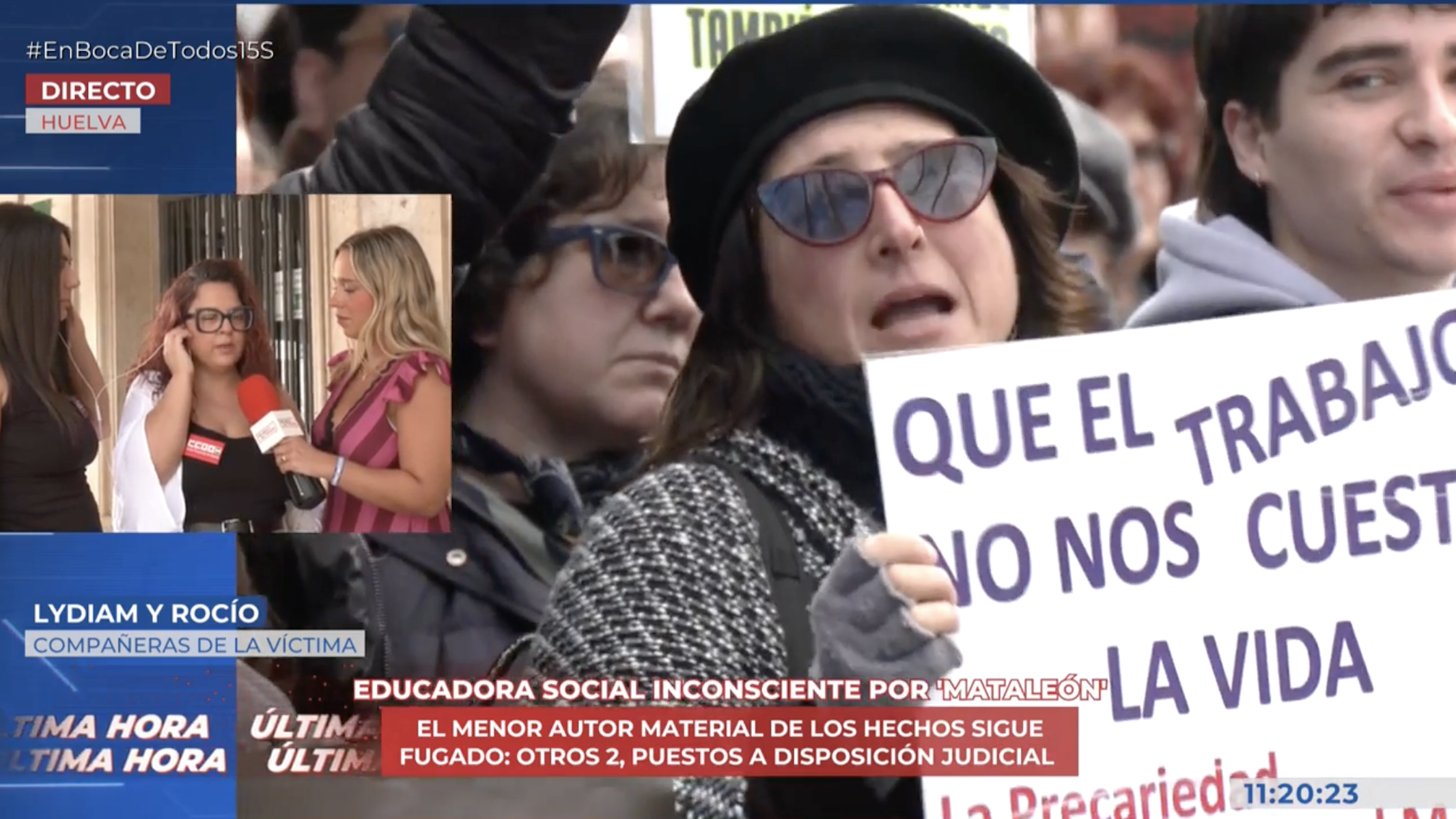 Entrevista a Lydia y Rocío, en 'En boca de todos'.