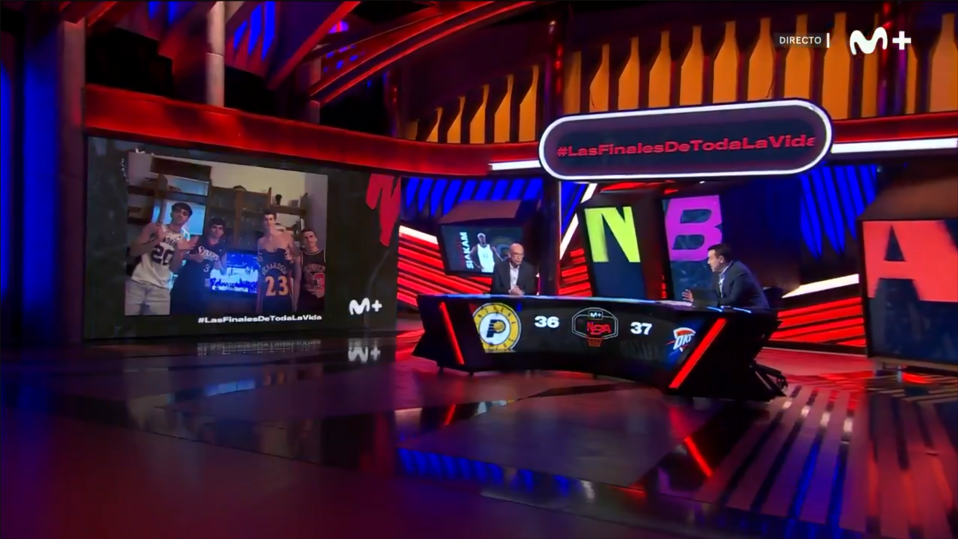 Una de las últimas retransmisiones de NBA en Movistar. Una de las últimas retransmisiones de NBA en Movistar.