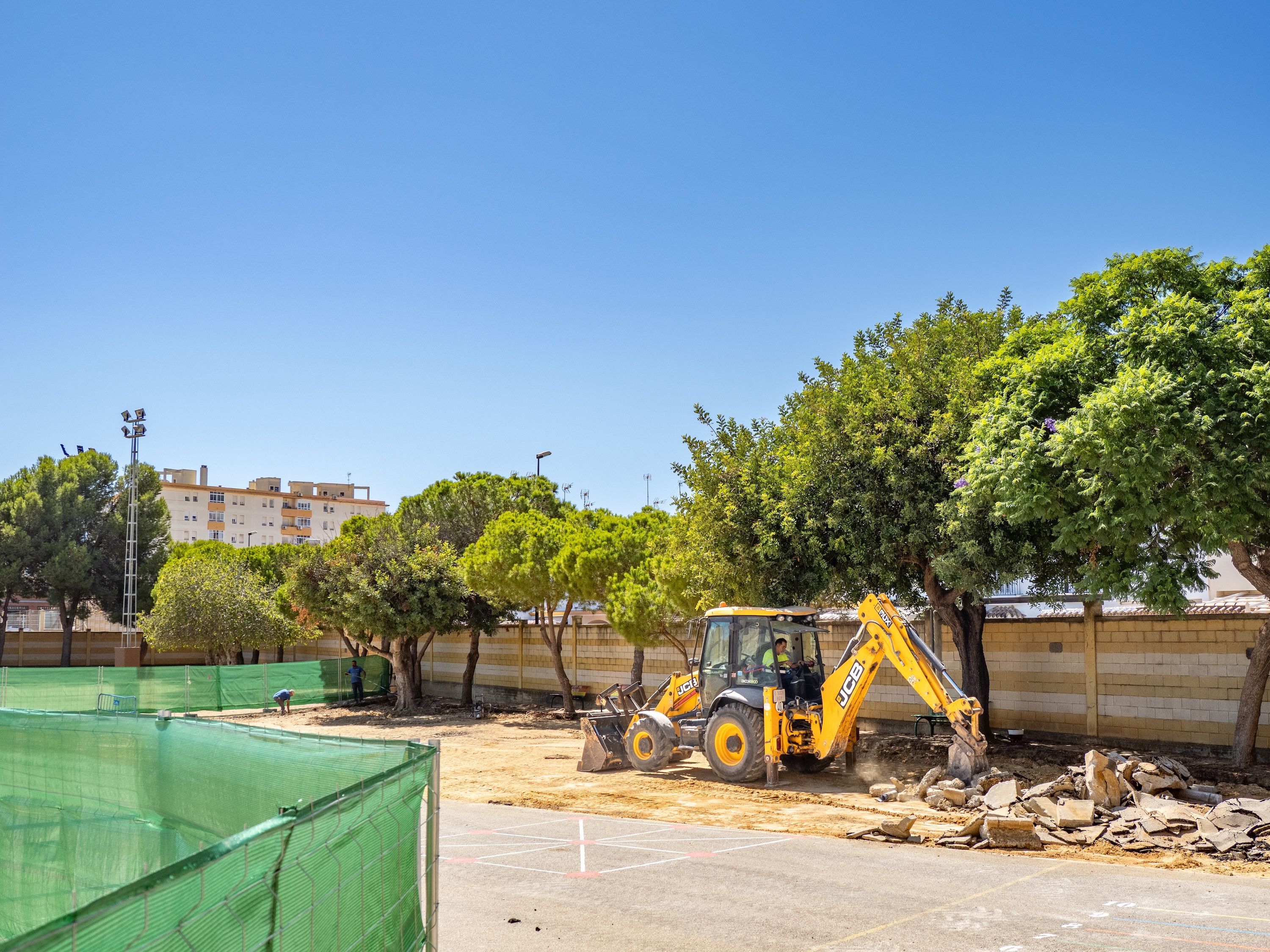 Obras en el CEIP La Constitución De San Fernando. 