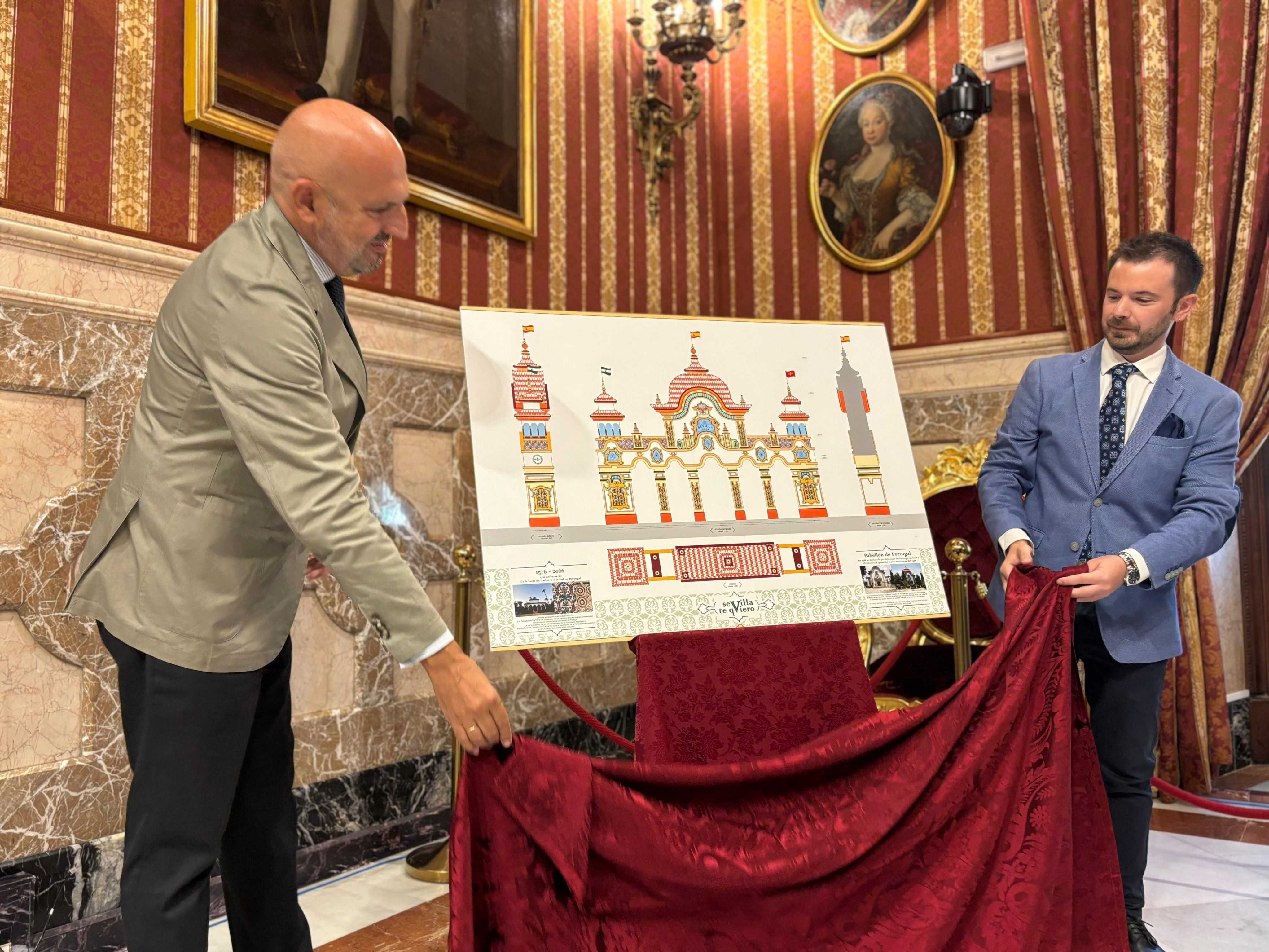 Presentación de la portada de la Feria.