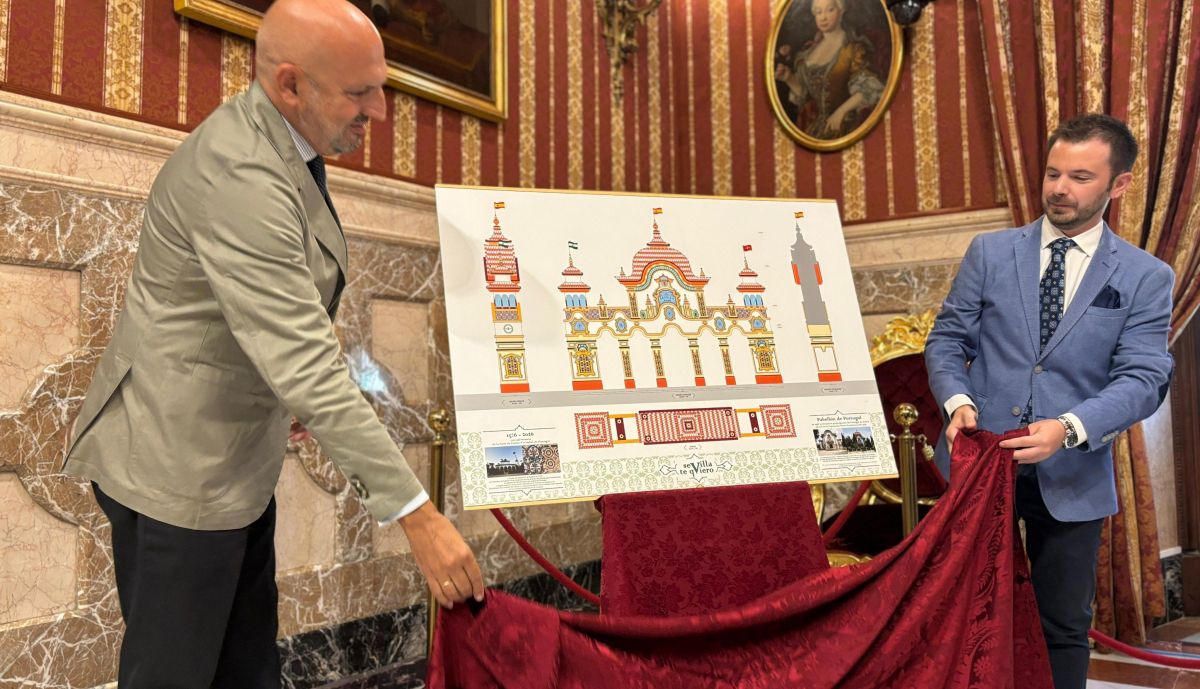 Presentación de la portada de la Feria.