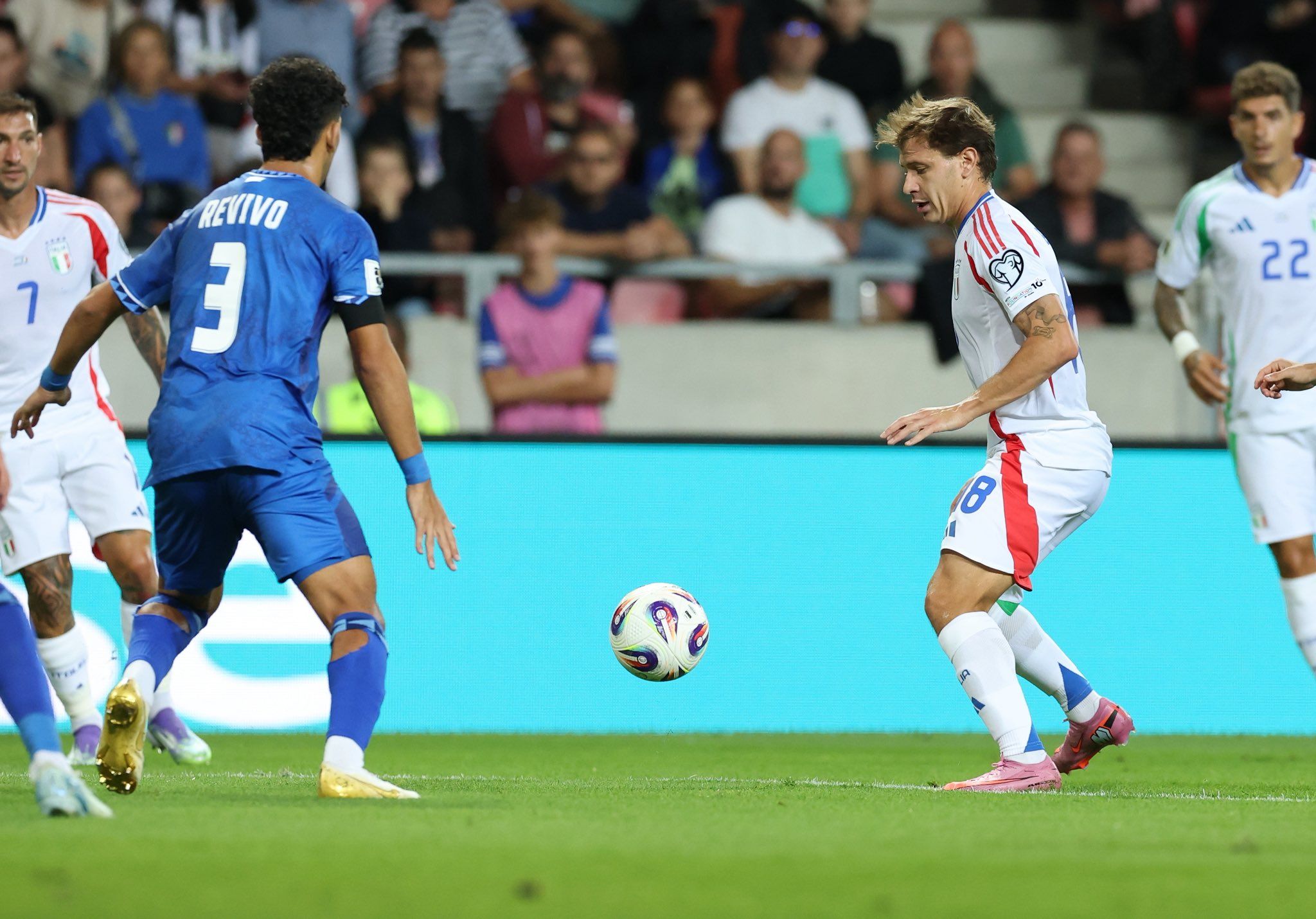 Un partido reciente entre Israel e Italia. Un partido reciente entre Israel e Italia.