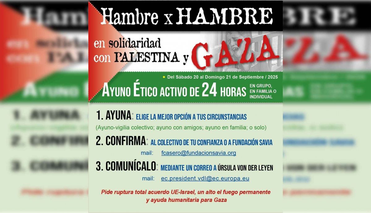 Un cartel de la iniciativa solidaria Hambre x Hambre.