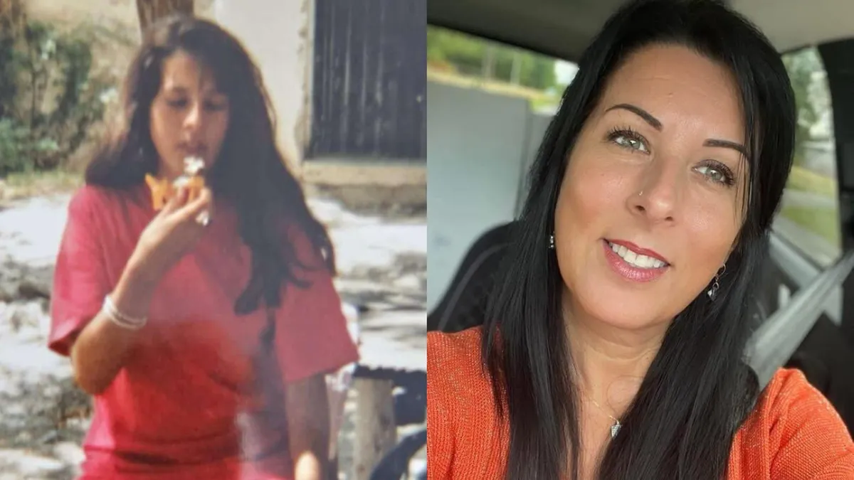 Alexandra Hernández la enfermera francesa que ha encontrado a su primer amor, en una imagen difundida por 'Telecinco'.