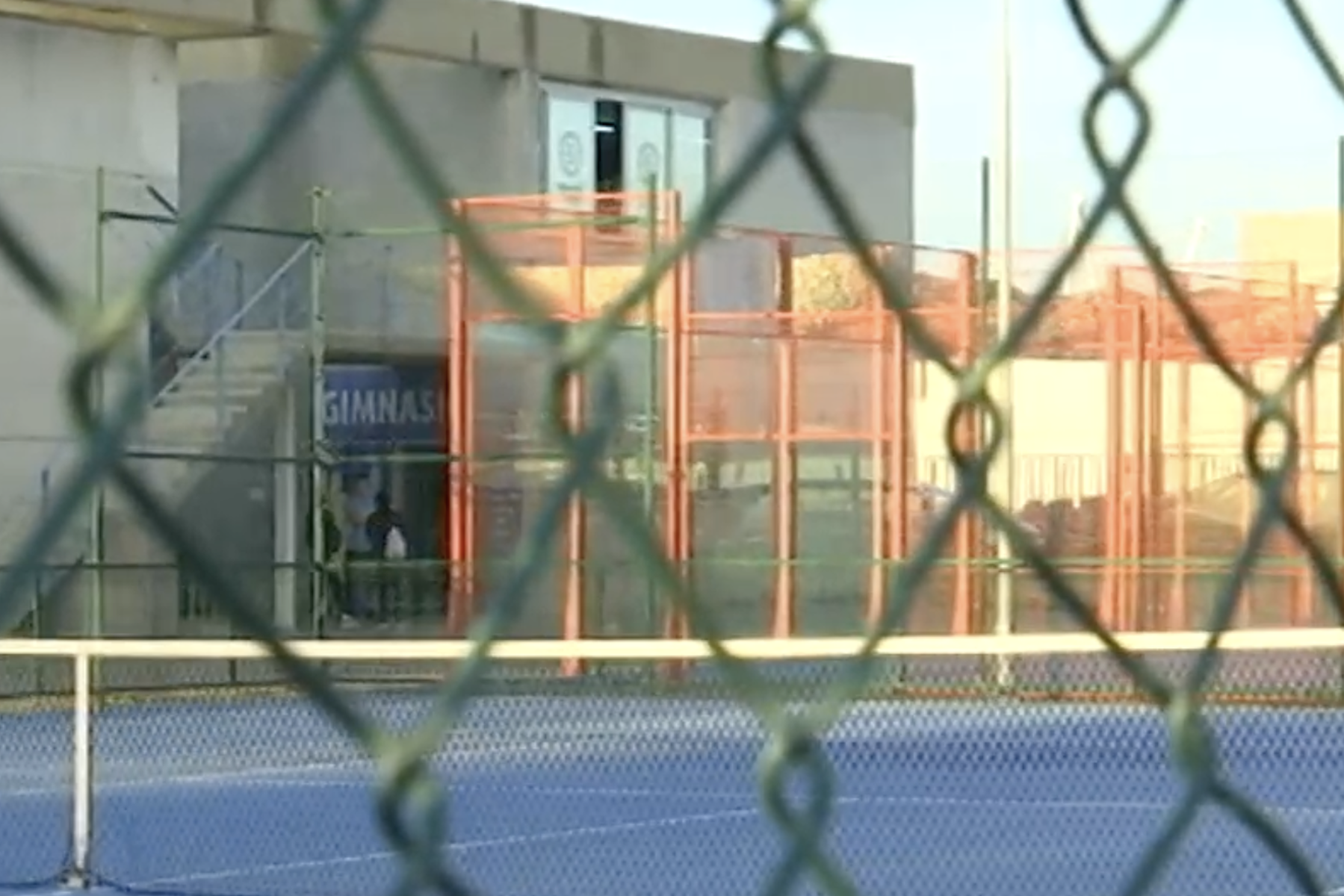 Imagen de las instalaciones deportivas de la Universidad de Huelva donde entrenaba el condenado. Imagen de las instalaciones deportivas de la Universidad de Huelva donde entrenaba el condenado.