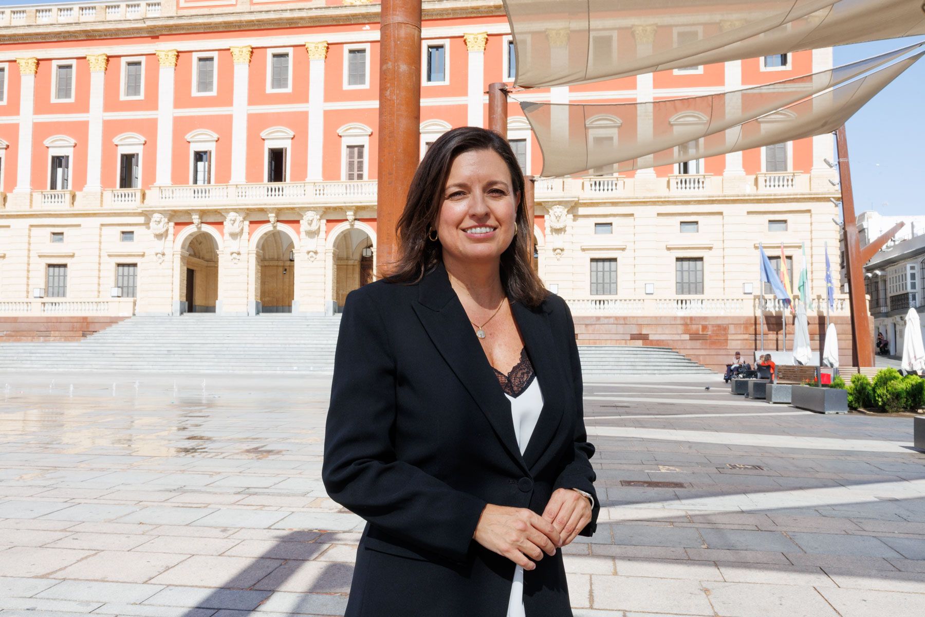 Patricia Cavada, tras una entrevista con lavozdelsur.es.