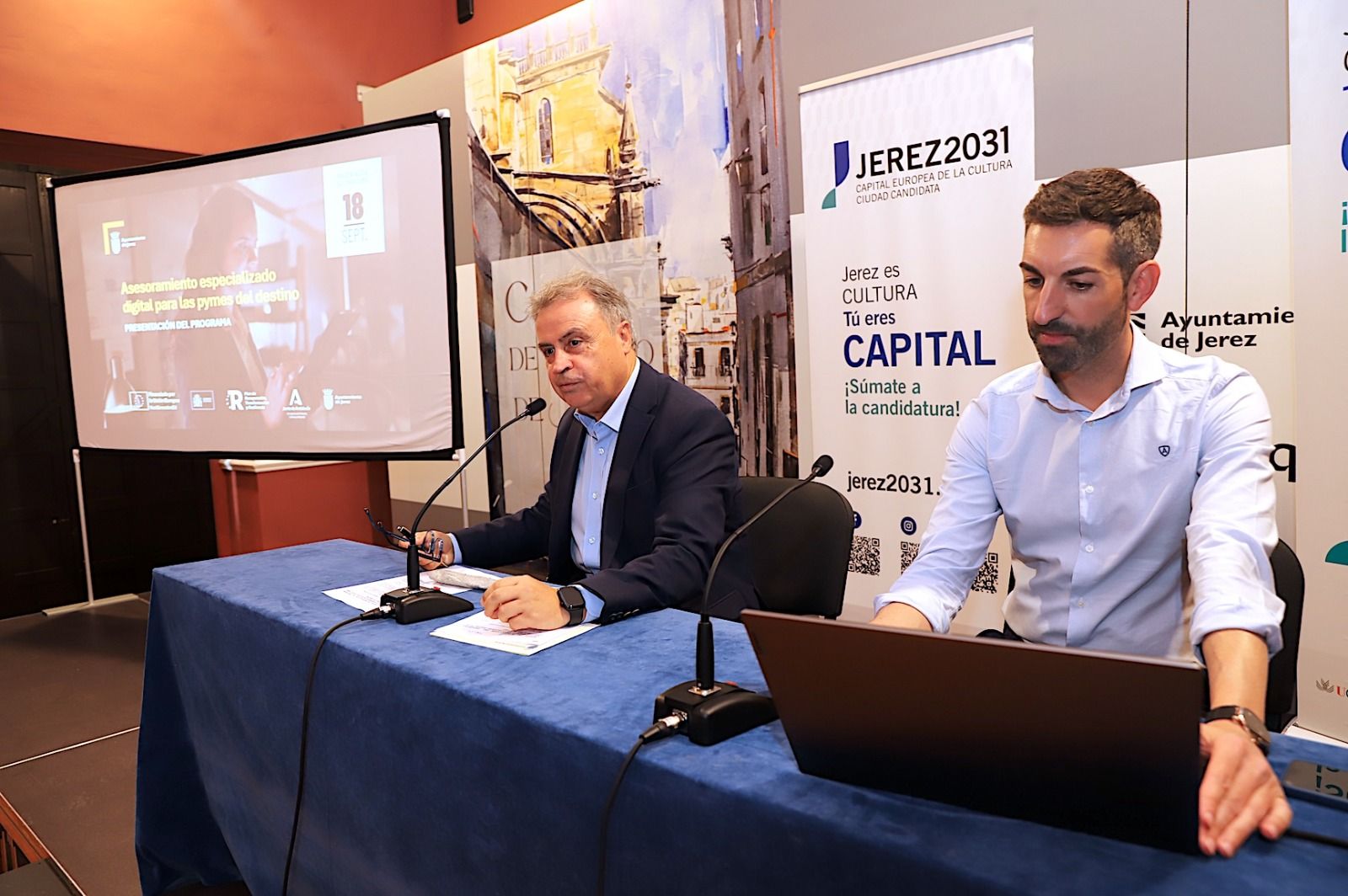 El delegado durante la presentación de la iniciativa. 