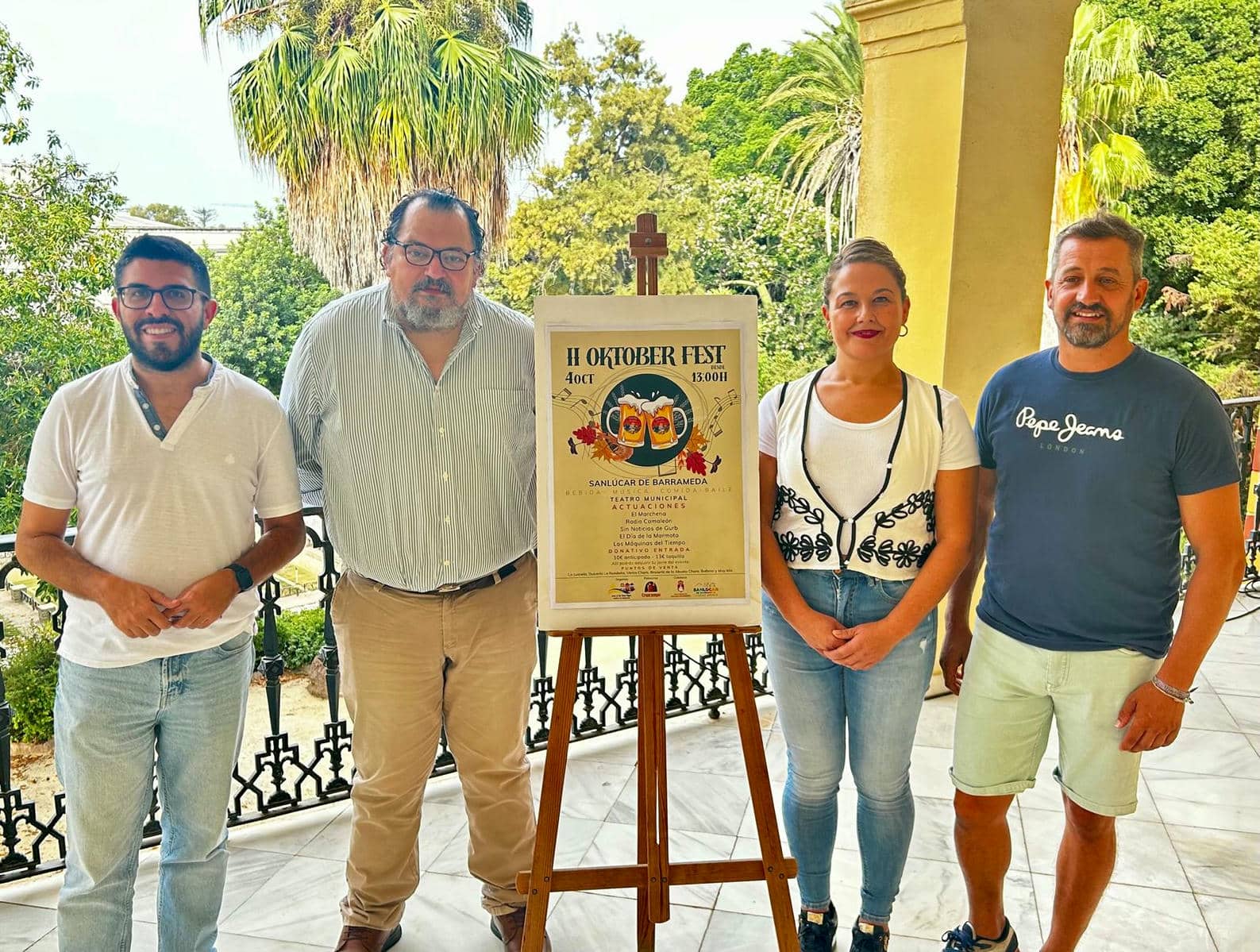 La presentación del Oktoberfes de Sanlúcar.